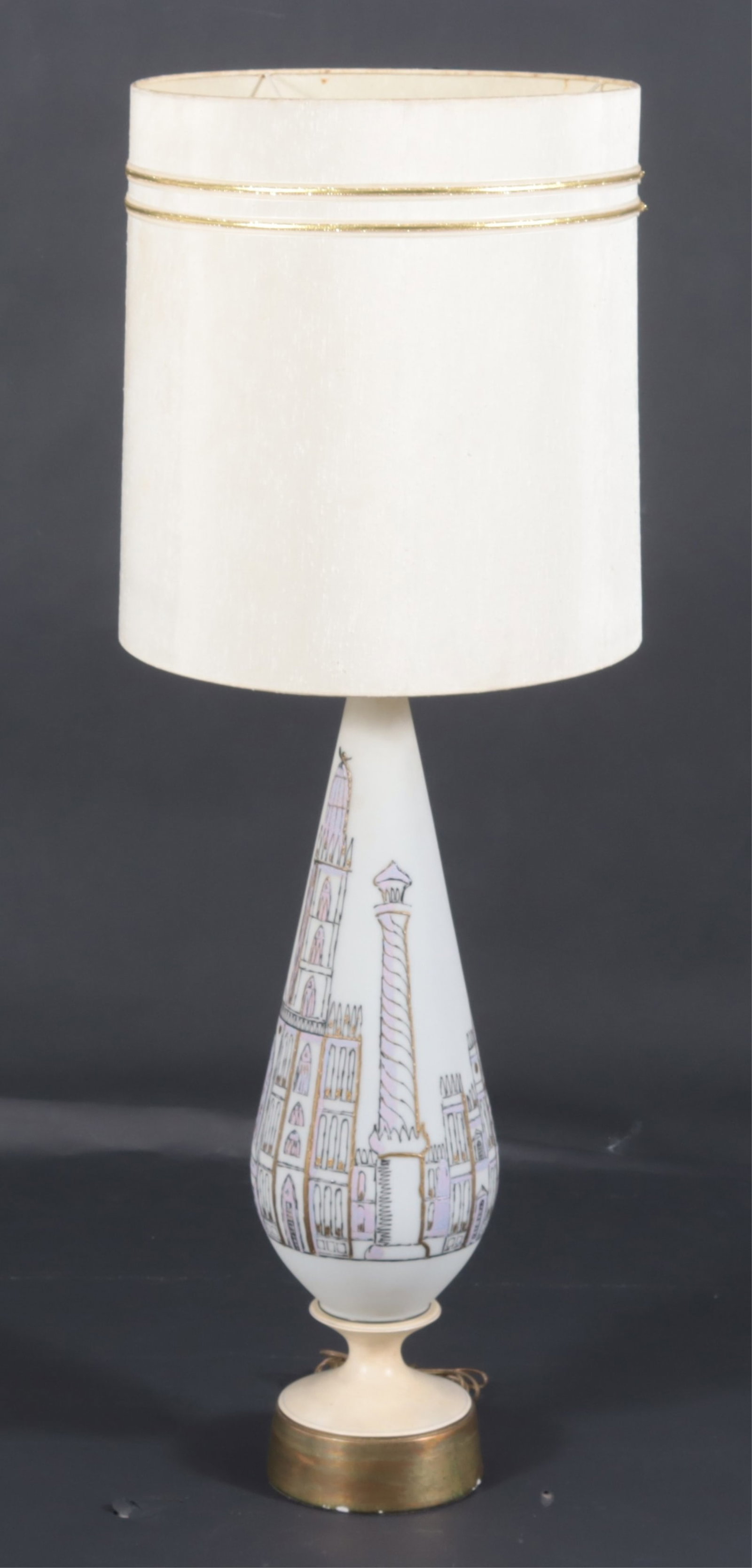 Mid-Century Cityscape Table Lamp (1 of 6)