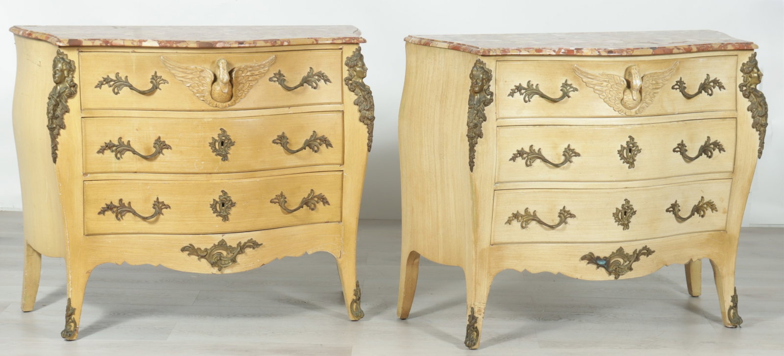 Pair of Louis XV Style Commodes (1 of 14)