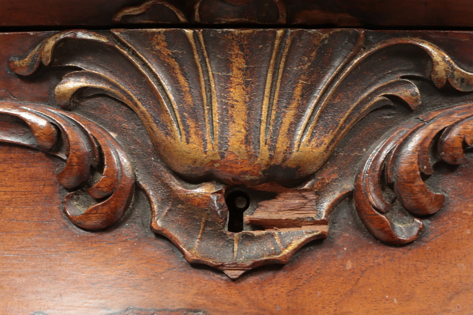 Rococo Style Walnut Commode - 10