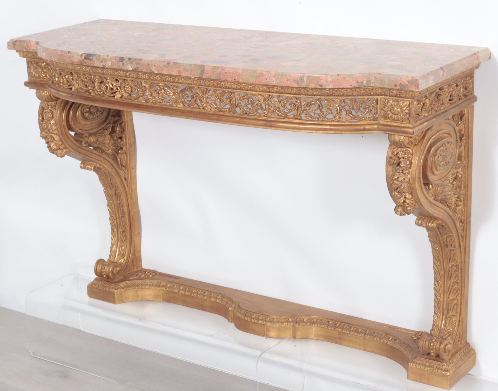 Louis XVI Style Giltwood Console, Altier Louis XIV (1 of 14)