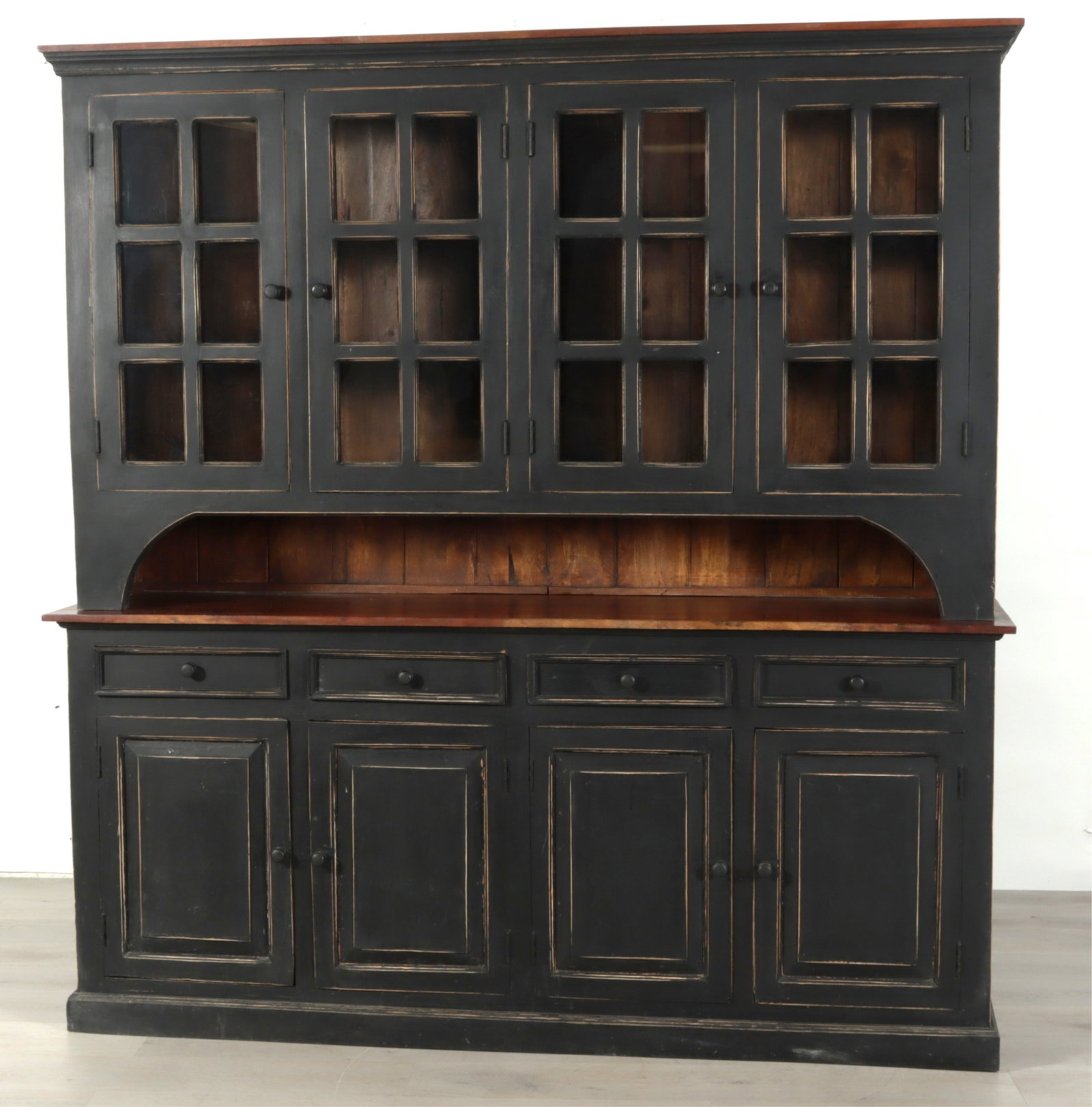 Country Painted Farmhouse Hutch (1 of 8)