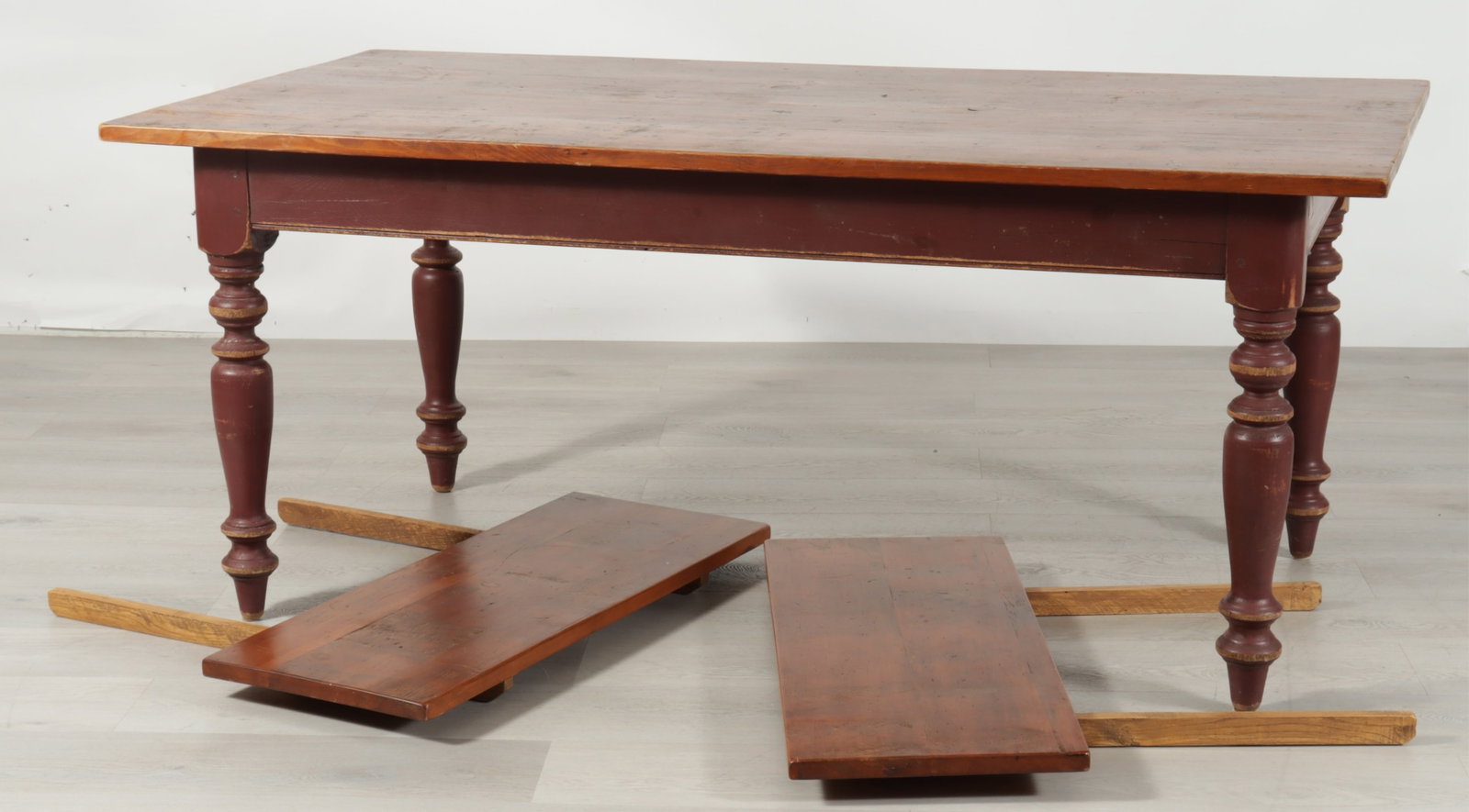 Country Painted Pine Dining Table - 3