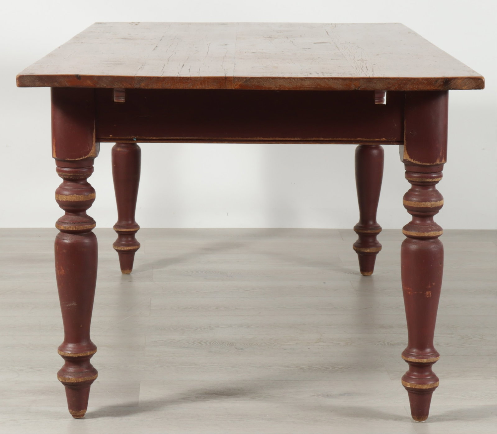 Country Painted Pine Dining Table - 4