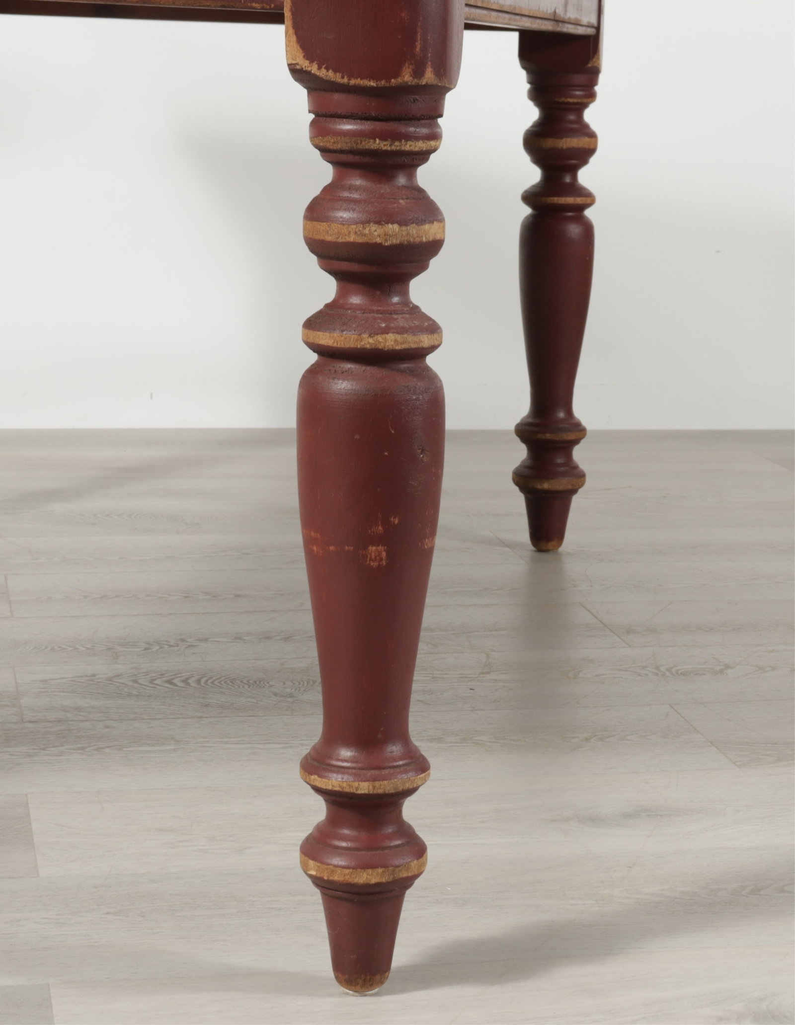 Country Painted Pine Dining Table - 5