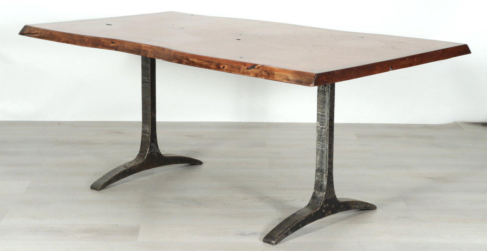 Nakashima Style Walnut & Iron Dining Table (1 of 7)