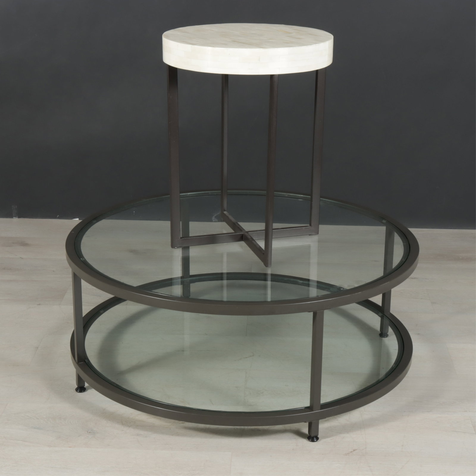 Two Contemporary Round Tables - 2