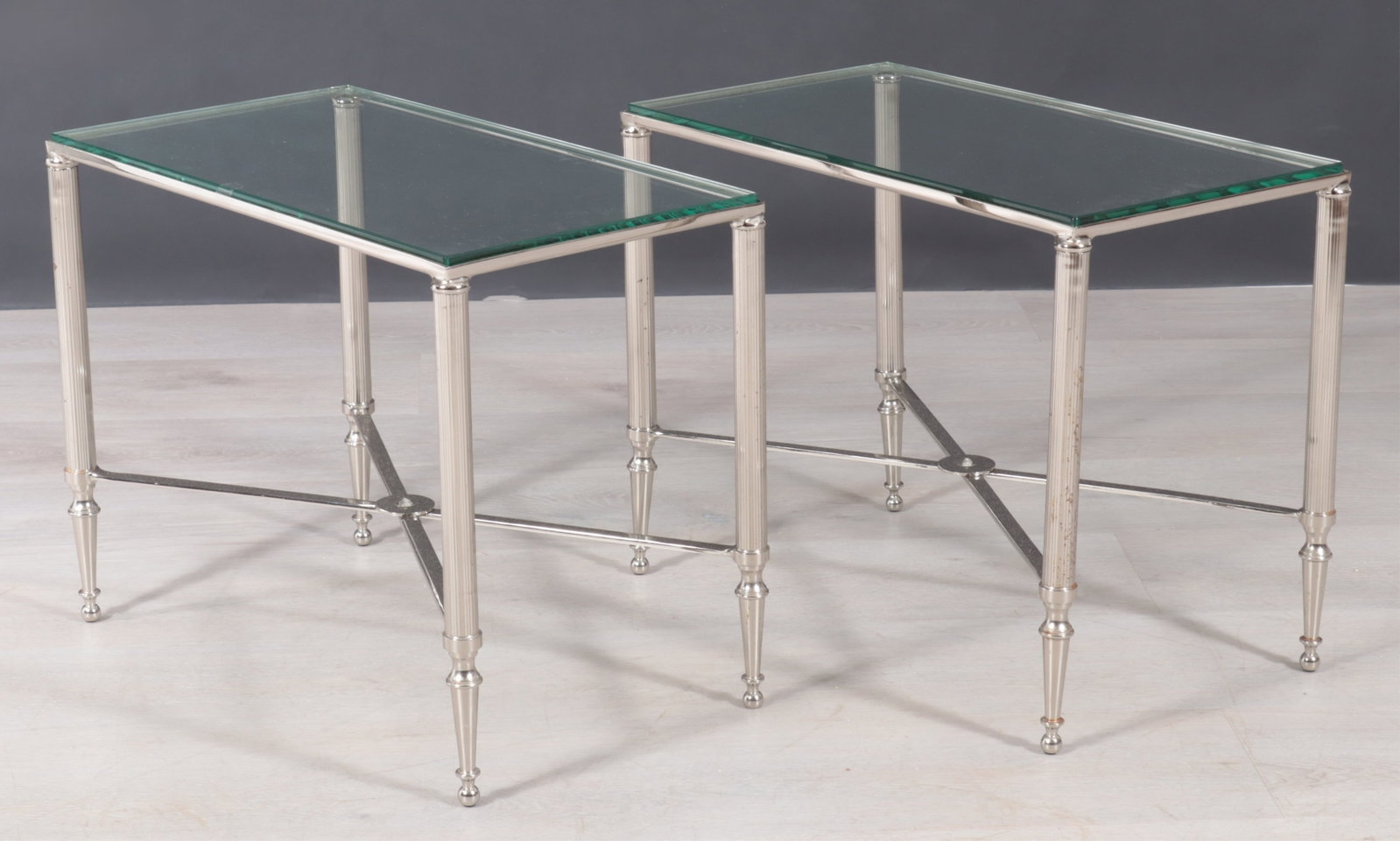 Pair William Sonoma Classical Style End Tables (1 of 6)