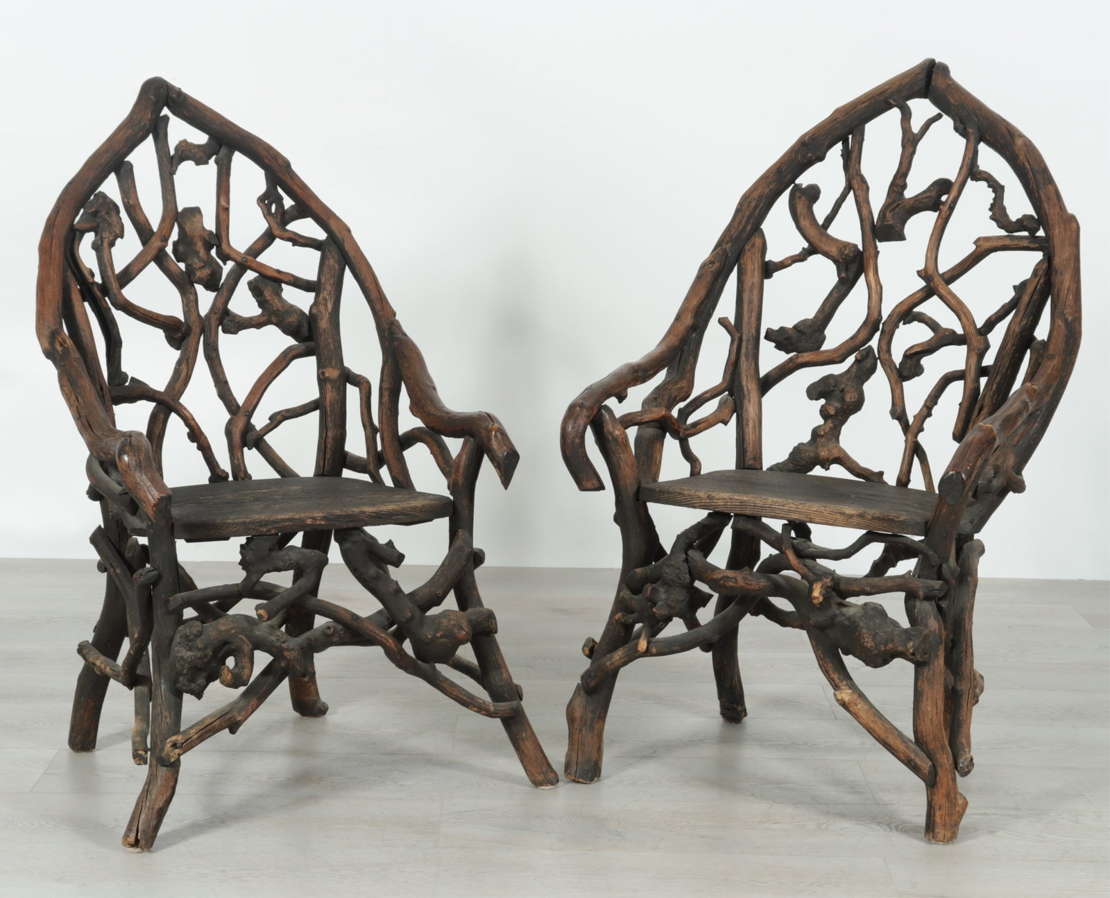 Pair of Root Wood Armchairs (1 of 16)