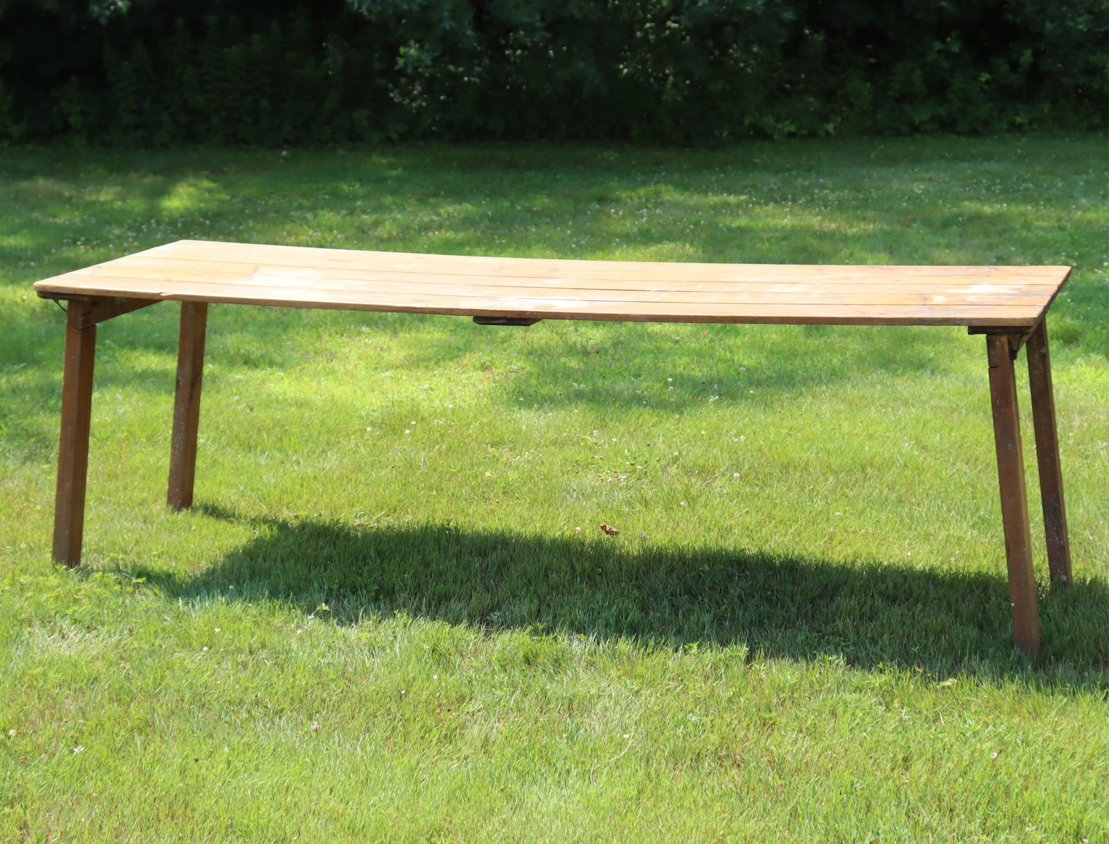 Country Pine Folding Farm Table (1 of 9)