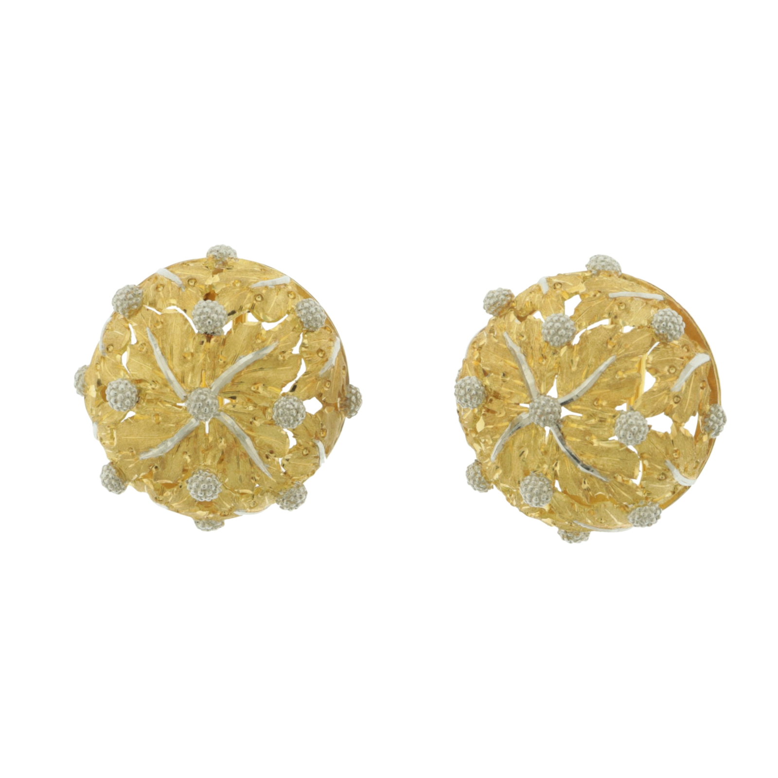 Pair of Buccellati 18K Gold Dome Earrings (1 of 6)