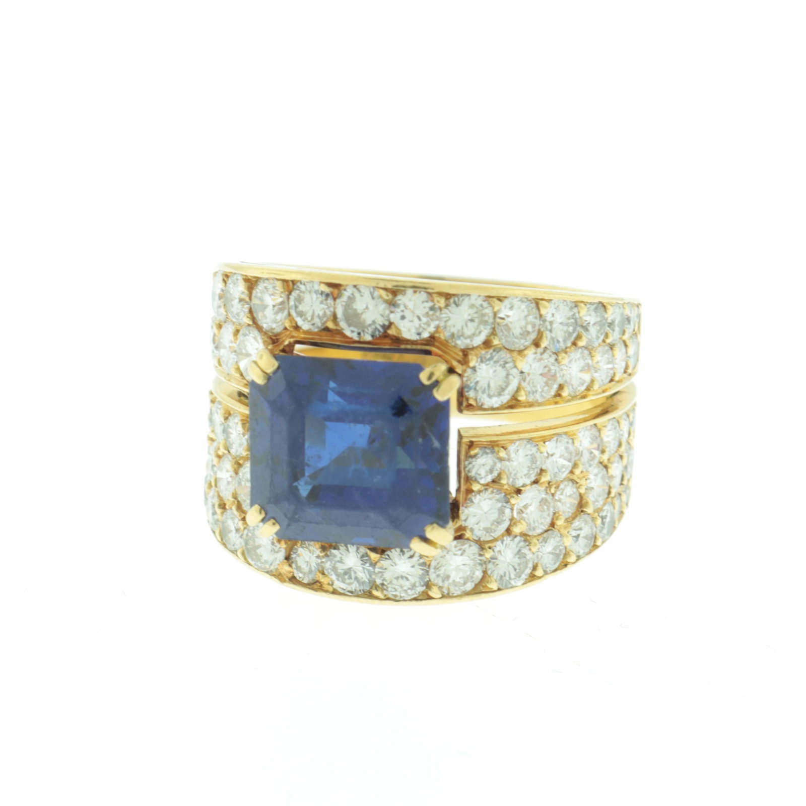 Burmese Sapphire and Diamond Ring (1 of 6)
