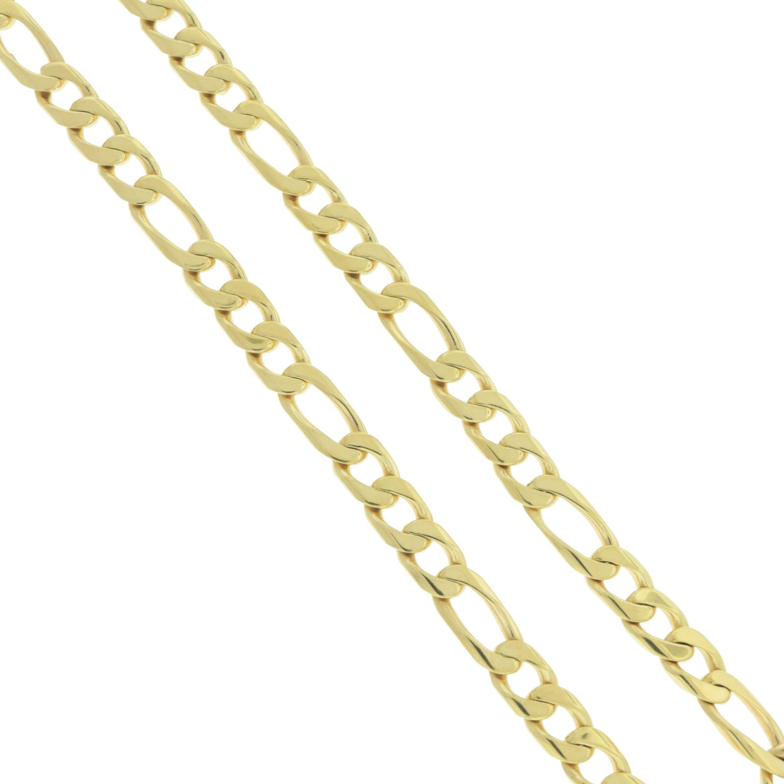 Italian 14K Gold Figaro Chain Necklace (1 of 3)