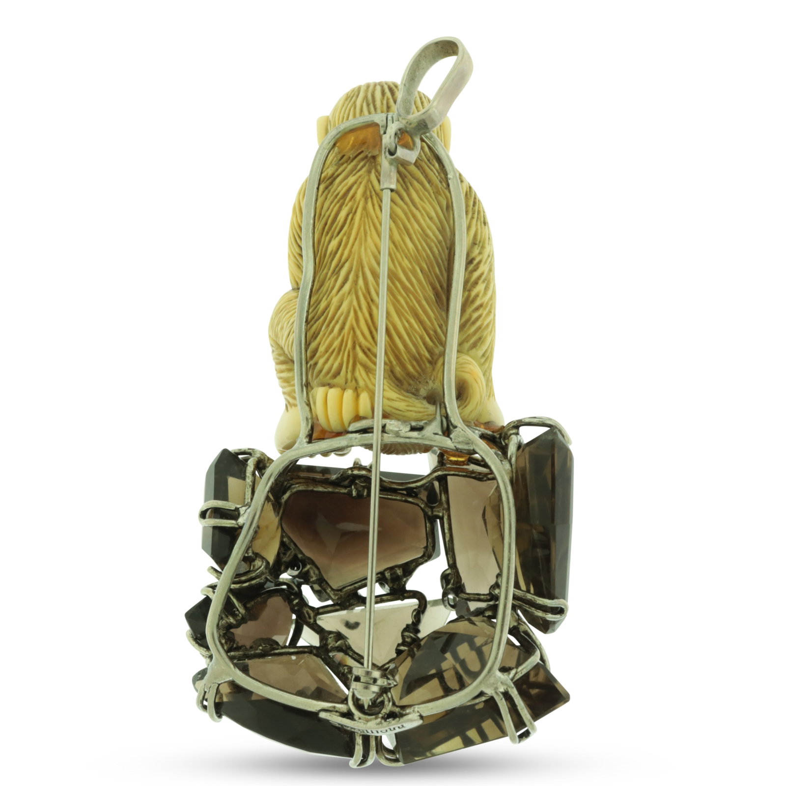 Iradj Moini Monkey Brooch Pendant - 4