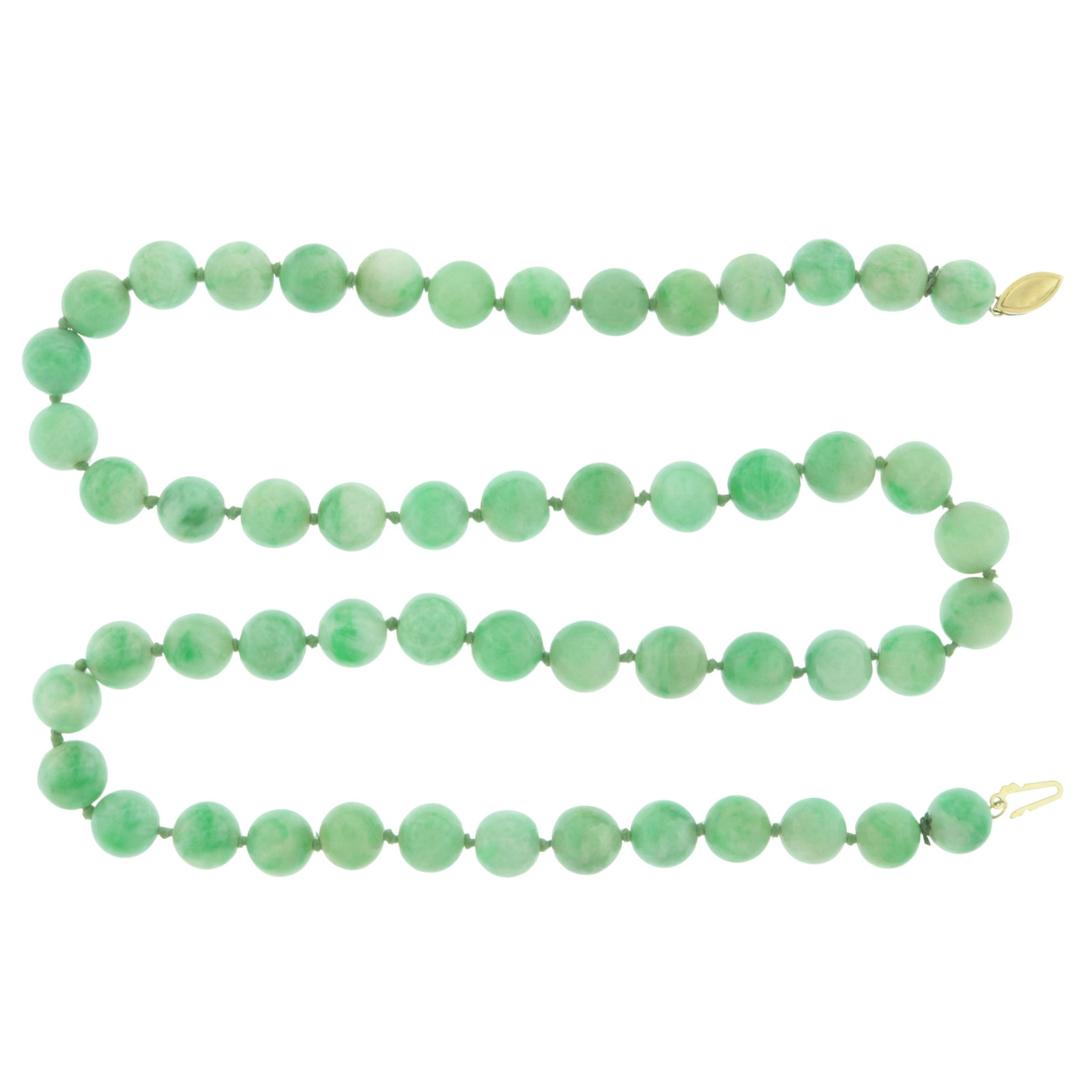 Jade Bead Necklace - 2