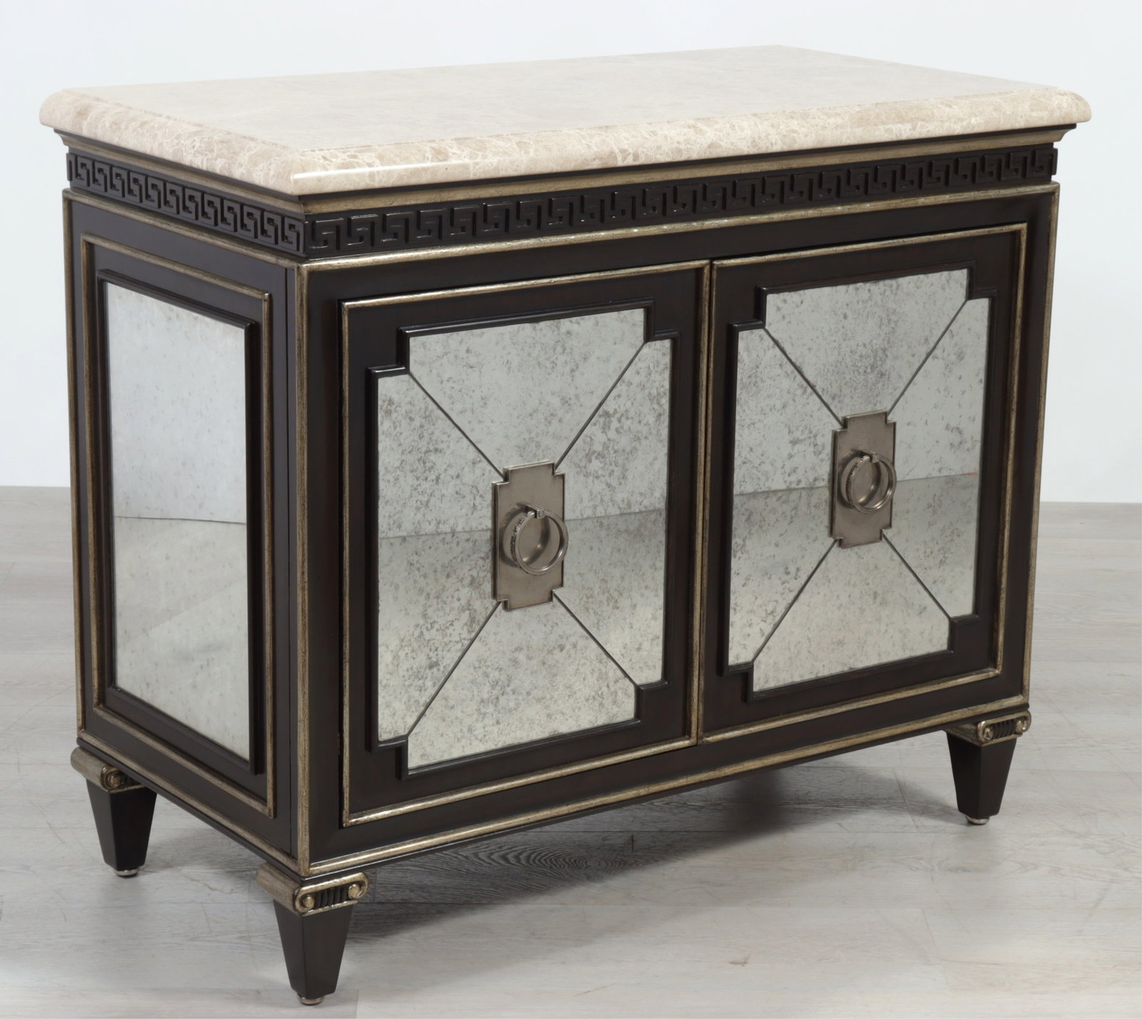 Marge Carson Mirrored Cabinet - 2
