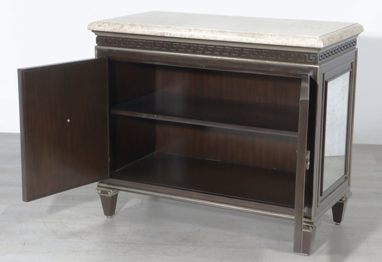 Marge Carson Mirrored Cabinet - 4