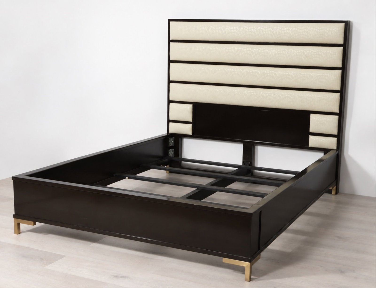 Marge Carson Lake Shore Drive Queen Bed: A Queen Size Headboard and frame. Lake Shore Drive Collection by Marge Carson. 60" H x 89" L x 68.5" W