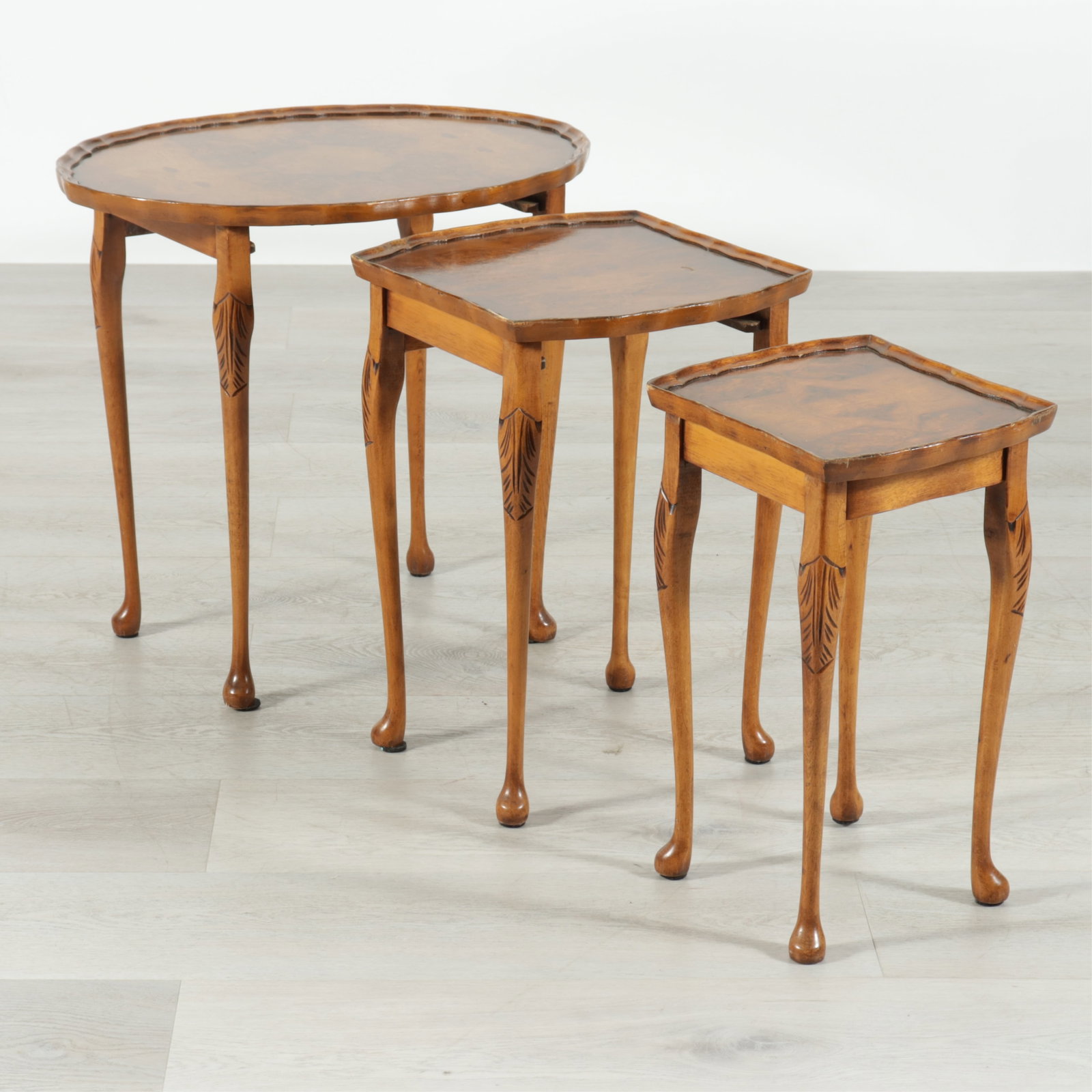 Drop-Leaf Table & Nesting Tables - 8