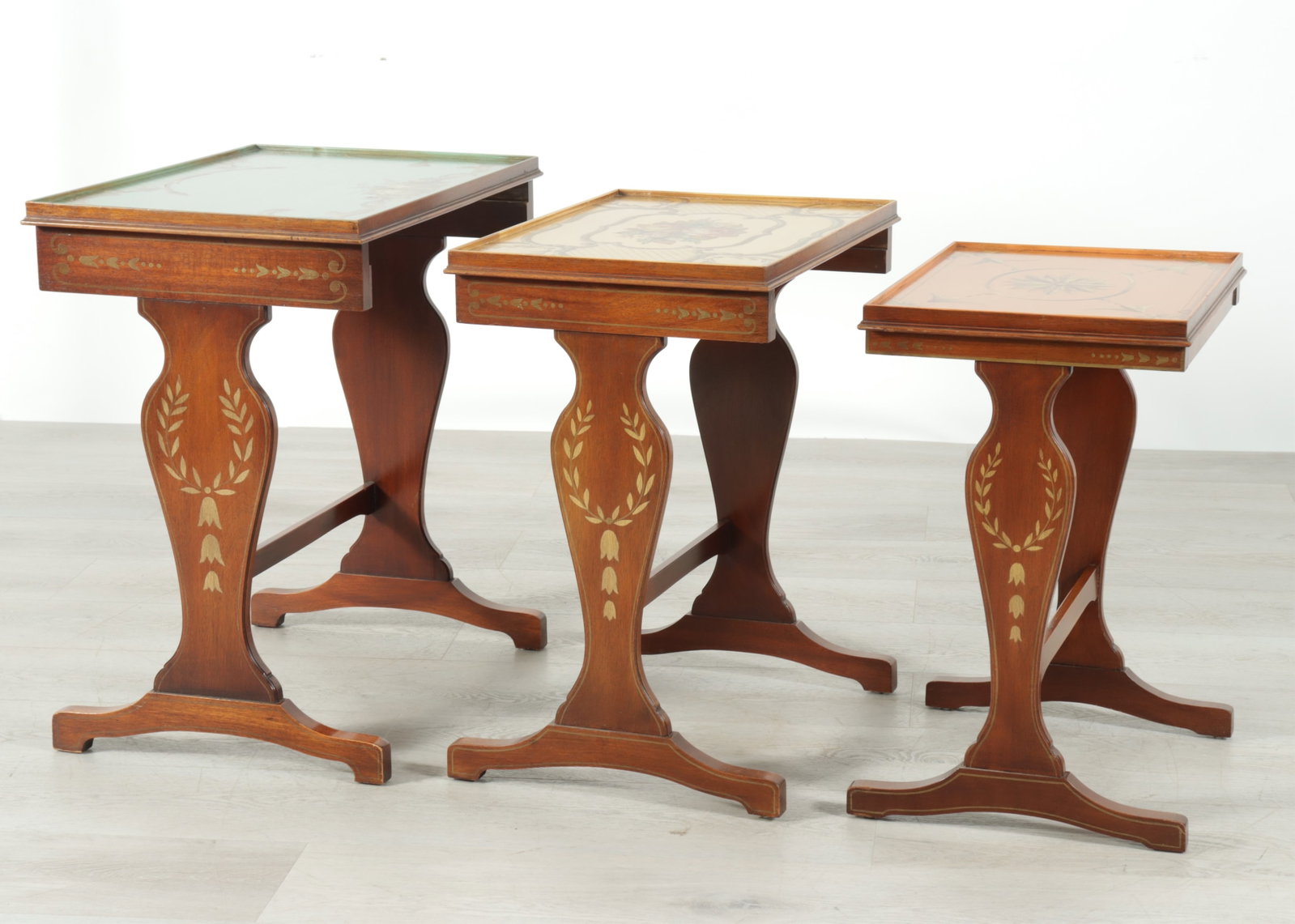 Regency Style Nesting Tables - 3