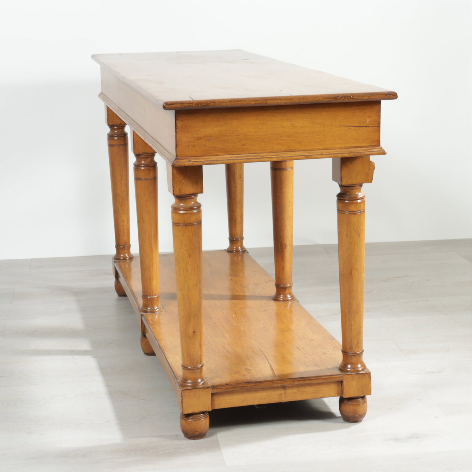Classical Style Cherry Side Table - 4