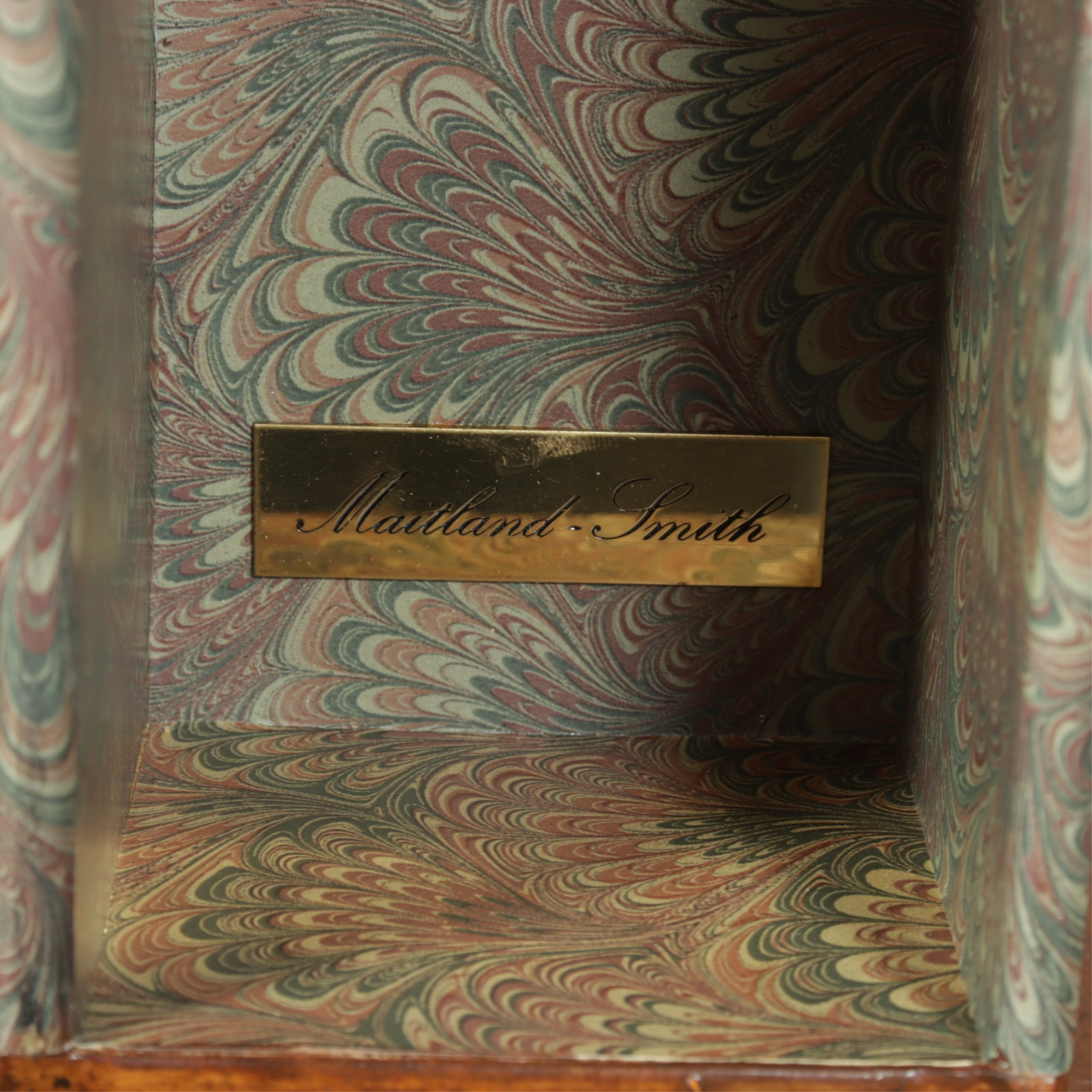 Maitland Smith Leather Veneer Backgammon Table - 7
