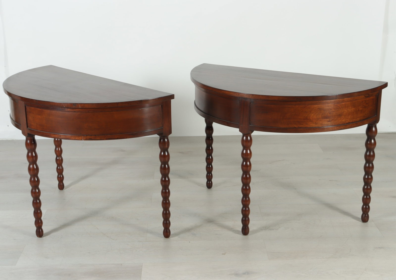 Pair Classical Style Mahogany Consoles (1 of 7)