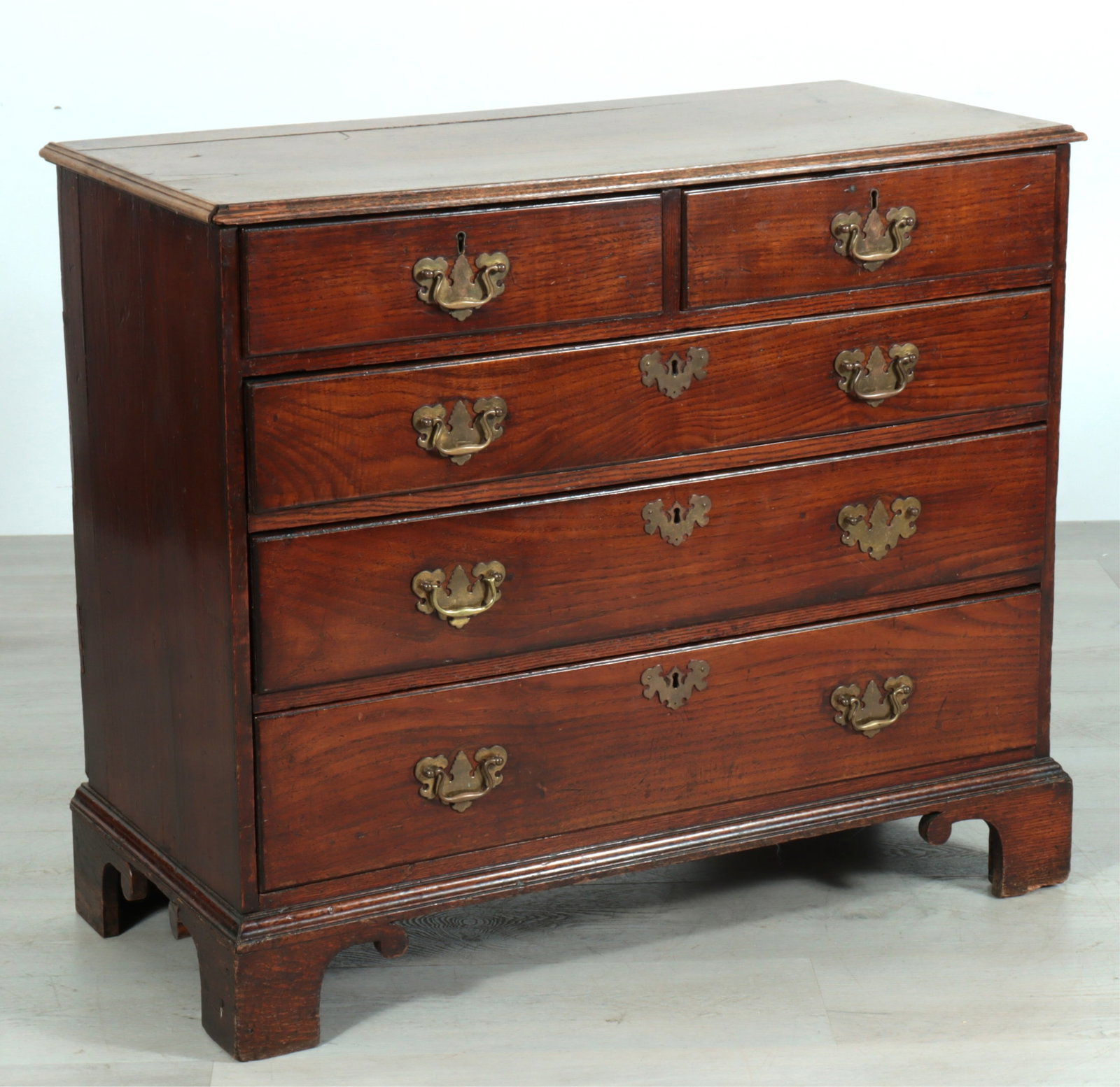 English Oak Chest of Drawers, 19th C. (1 of 9)