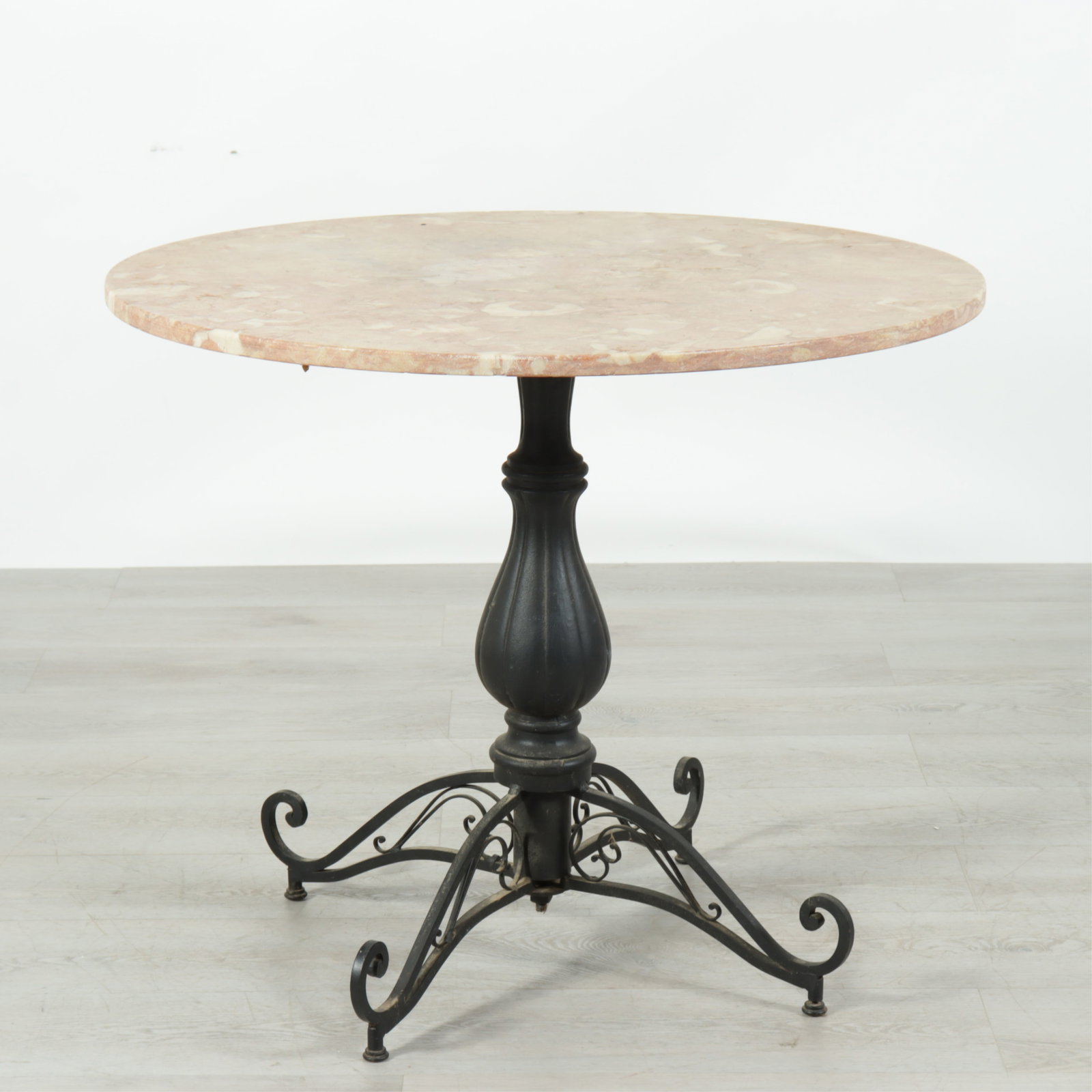 Iron Bistro Table & Side Table - 2