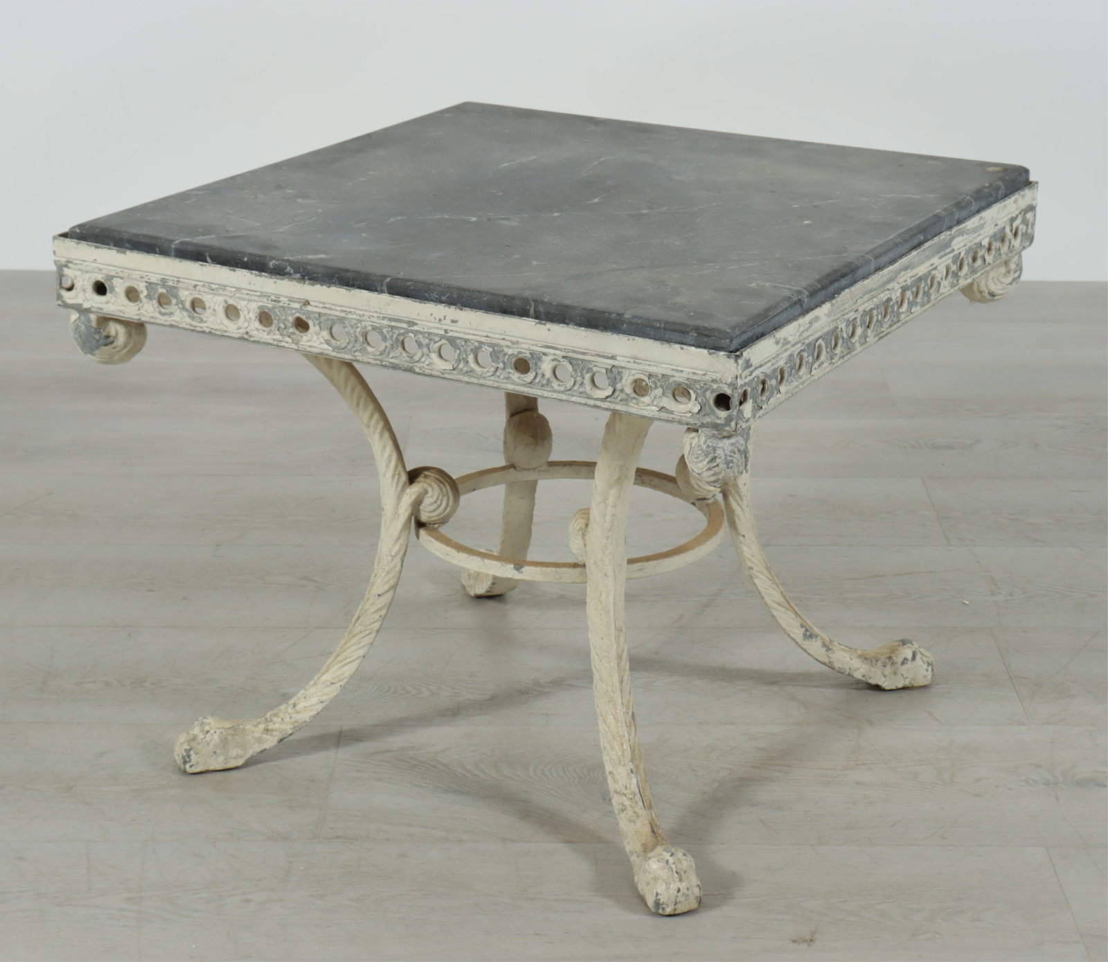 Iron Bistro Table & Side Table - 6