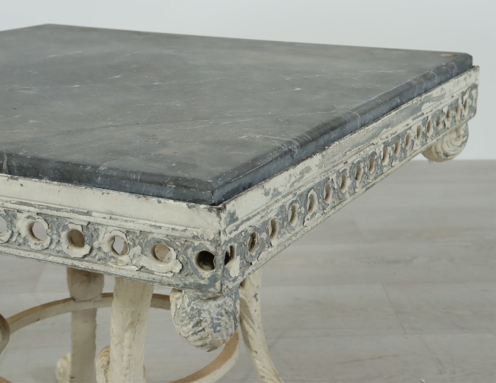 Iron Bistro Table & Side Table - 7