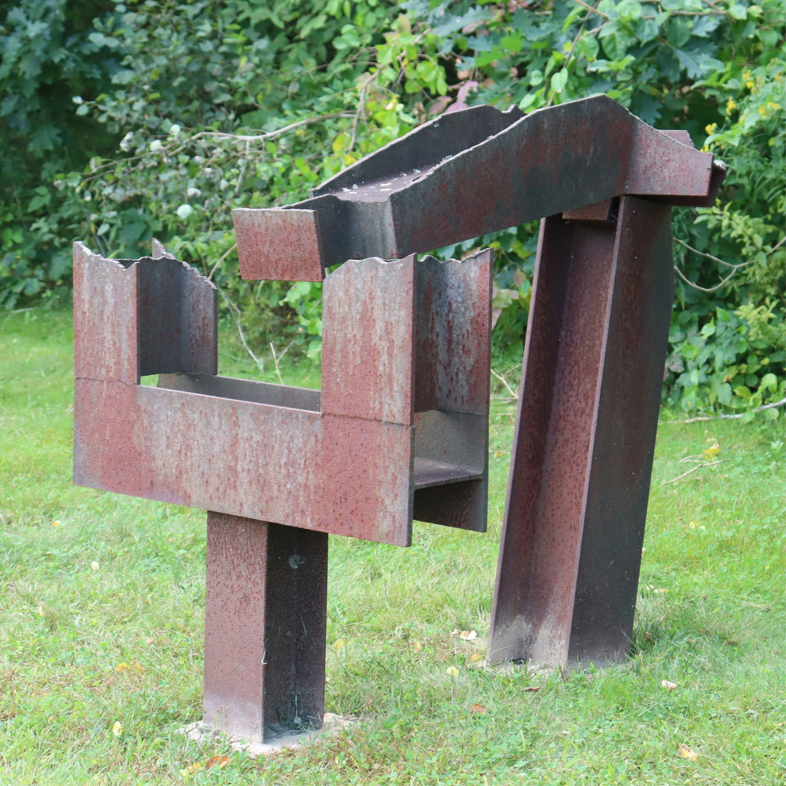 Thomas Perkins - Horse and Trough - Steel: Thomas Perkins, American, b.1949, Horse and Trough, iron 44 H x 33 W x 46 D