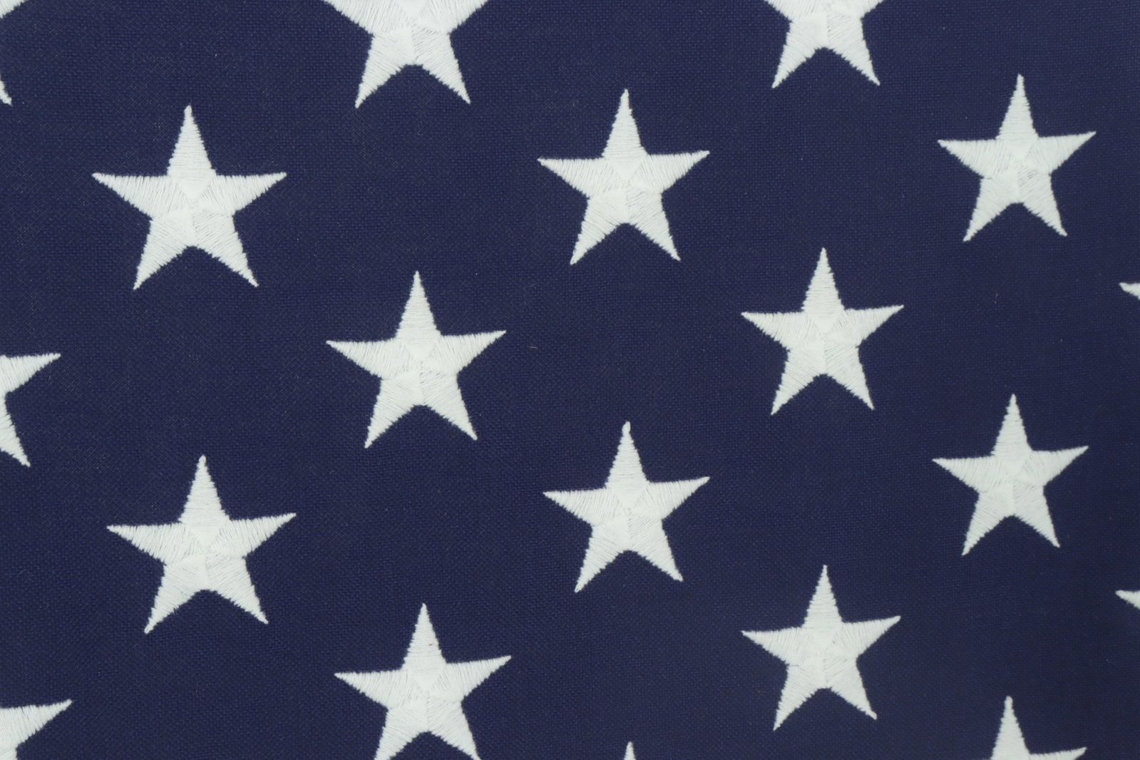Framed US 50-Star Wool Flag - 2