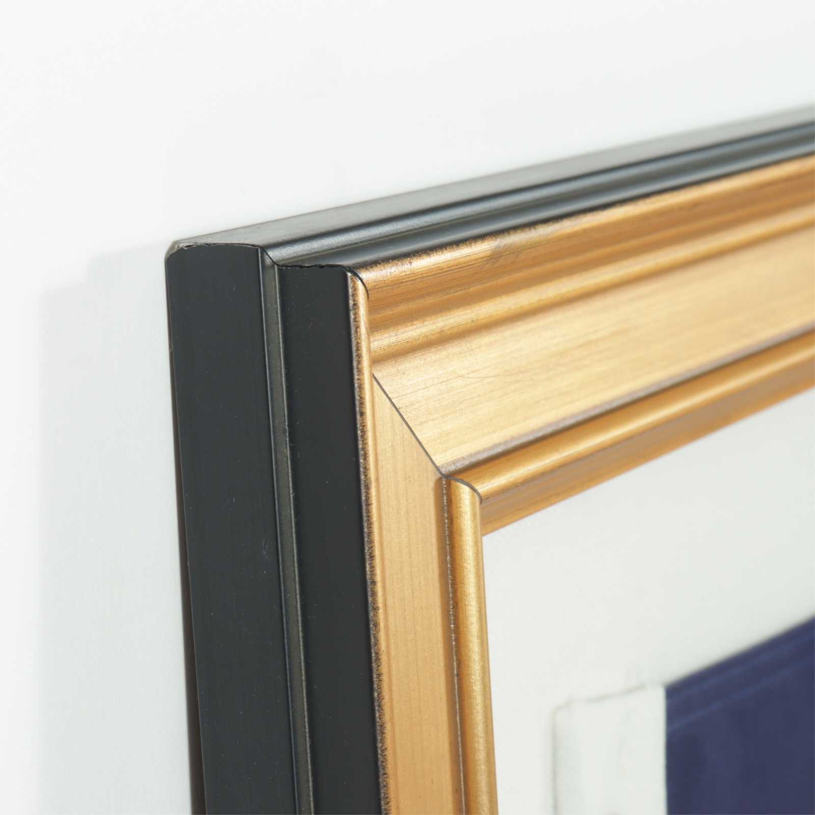 Framed US 50-Star Wool Flag - 4