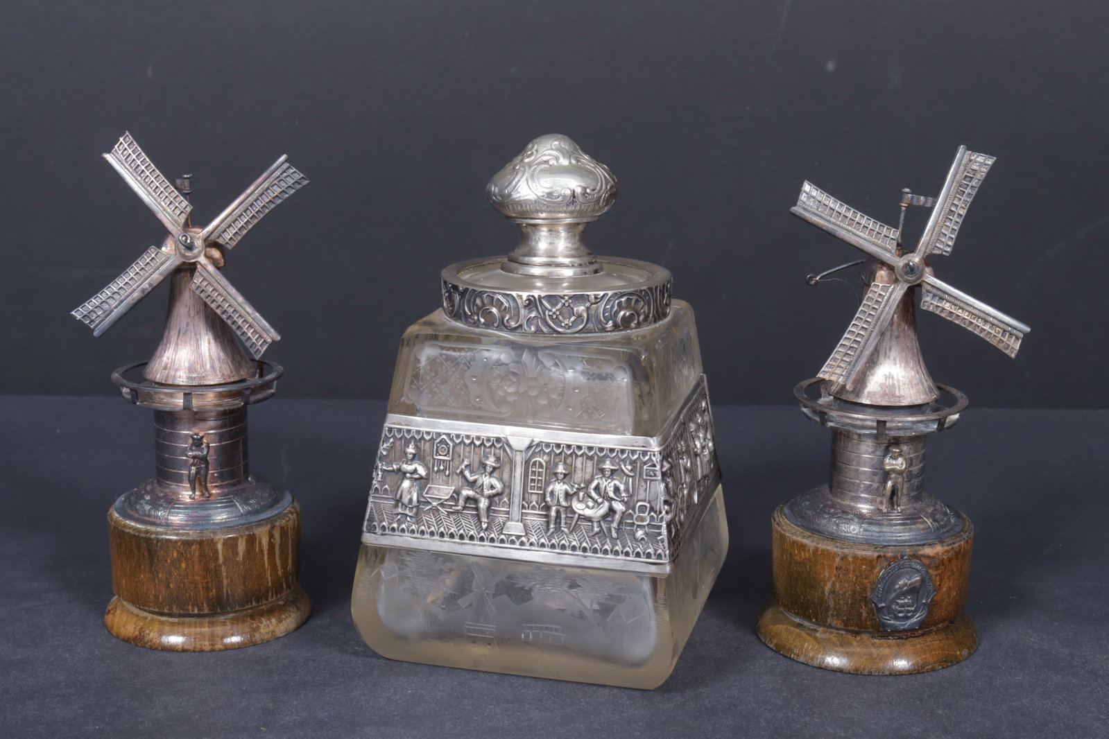 Dutch Sterling Silver Desktop Objects - 2