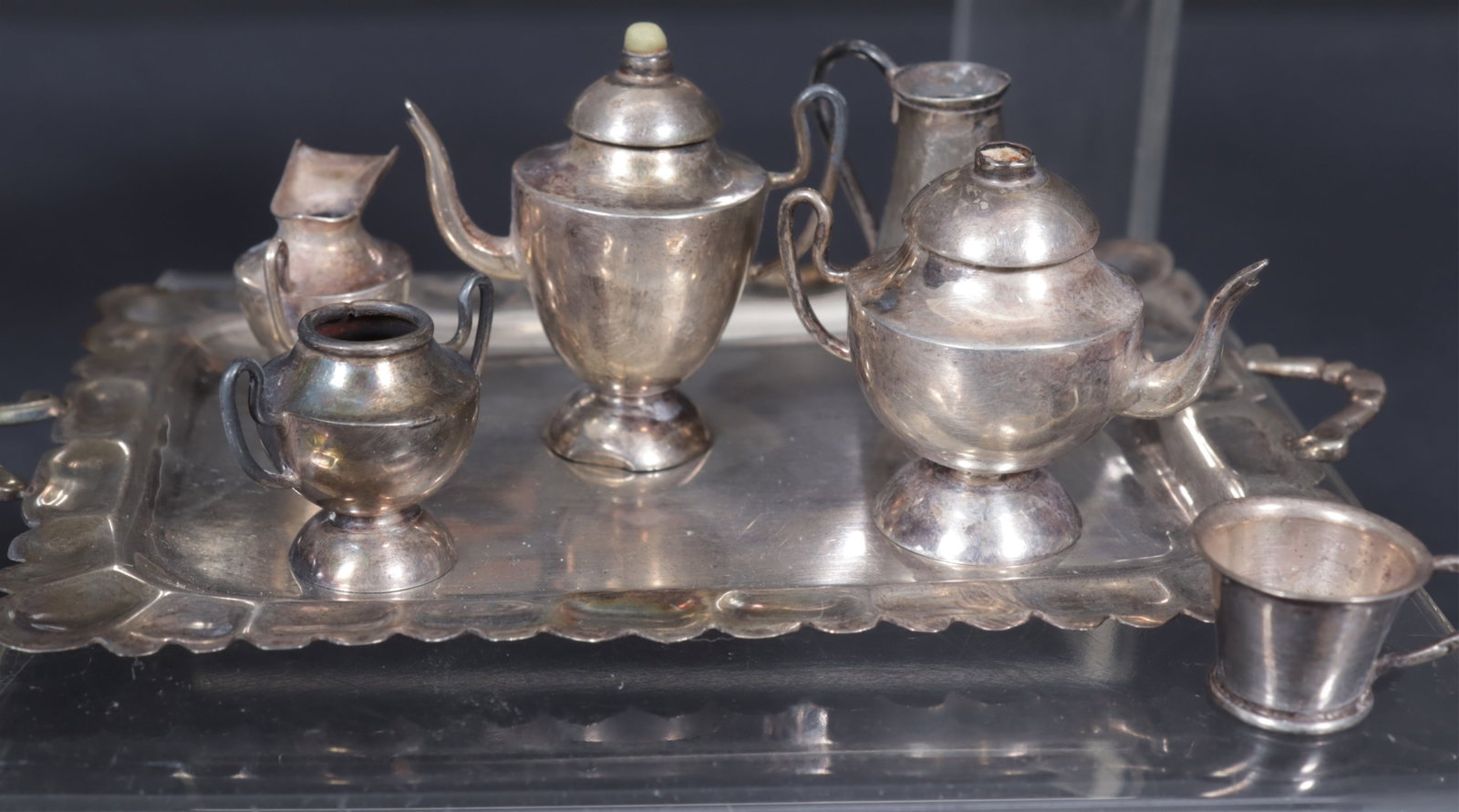 Miniature Sterling Silver Cooking & Dining Objects - 4