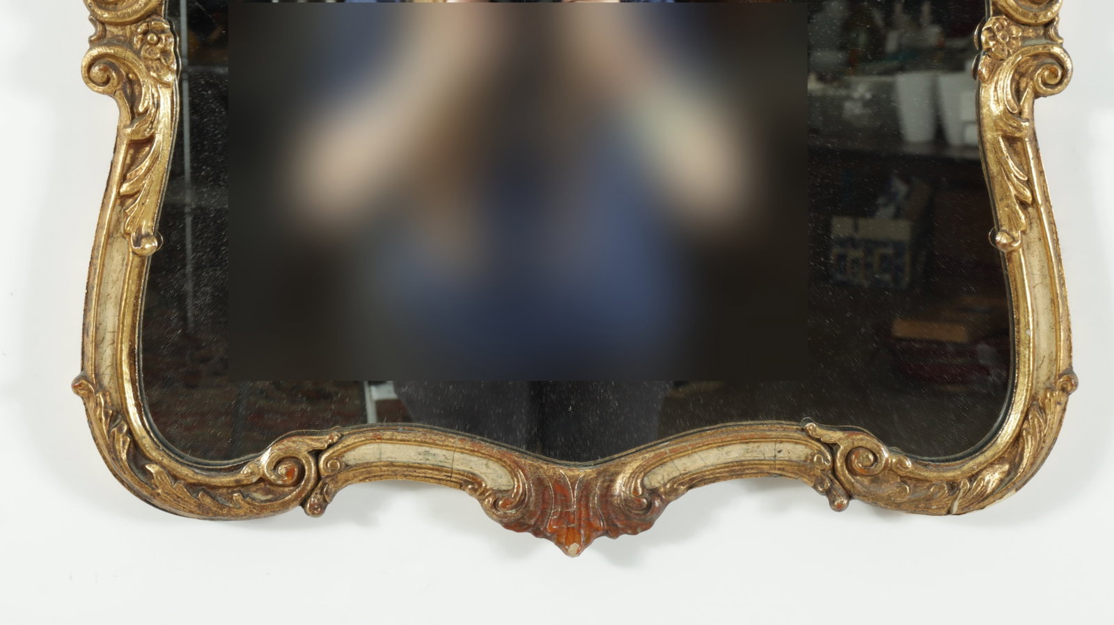 Rococo Style Gilt Composition Mirror - 2