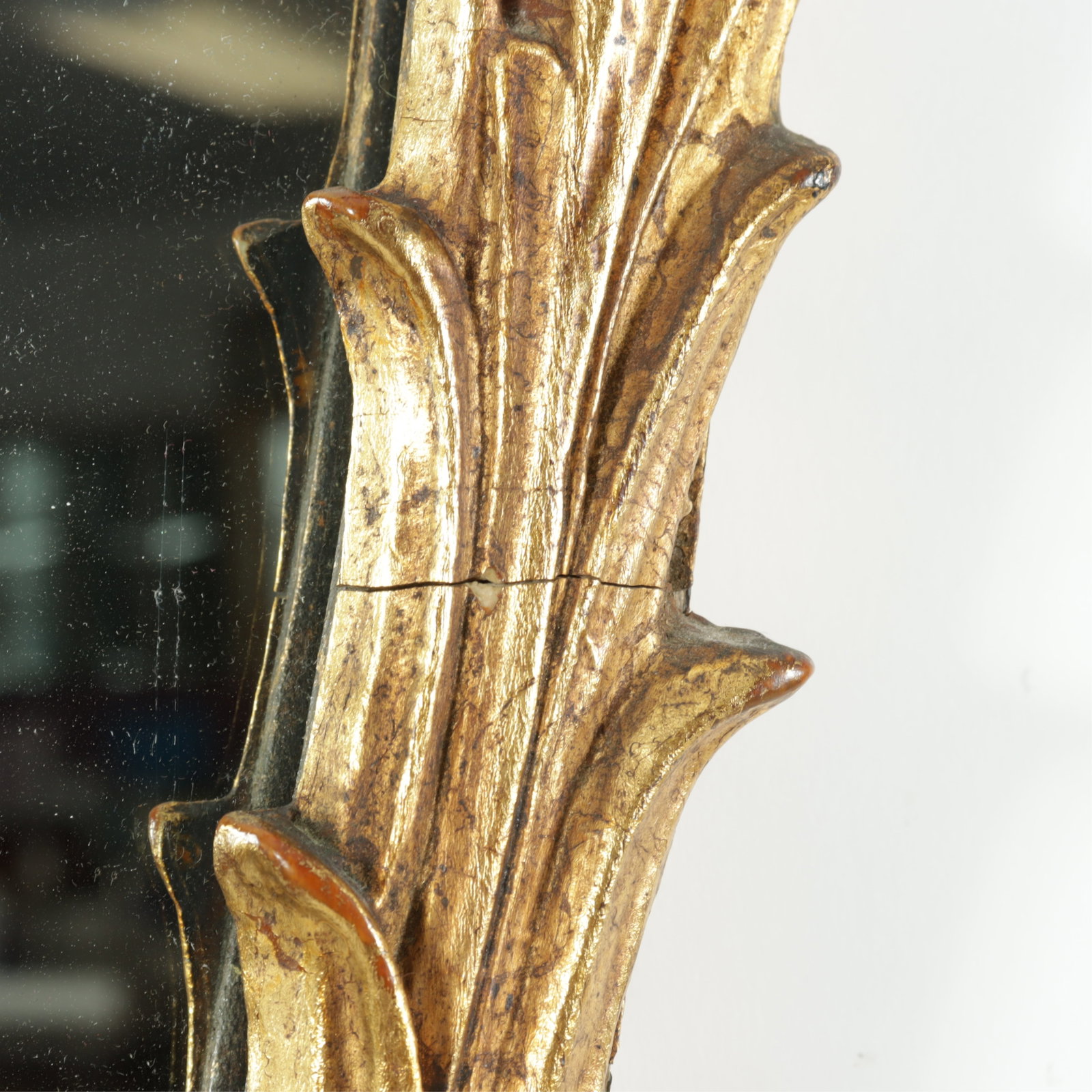Rococo Style Gilt Composition Mirror - 5