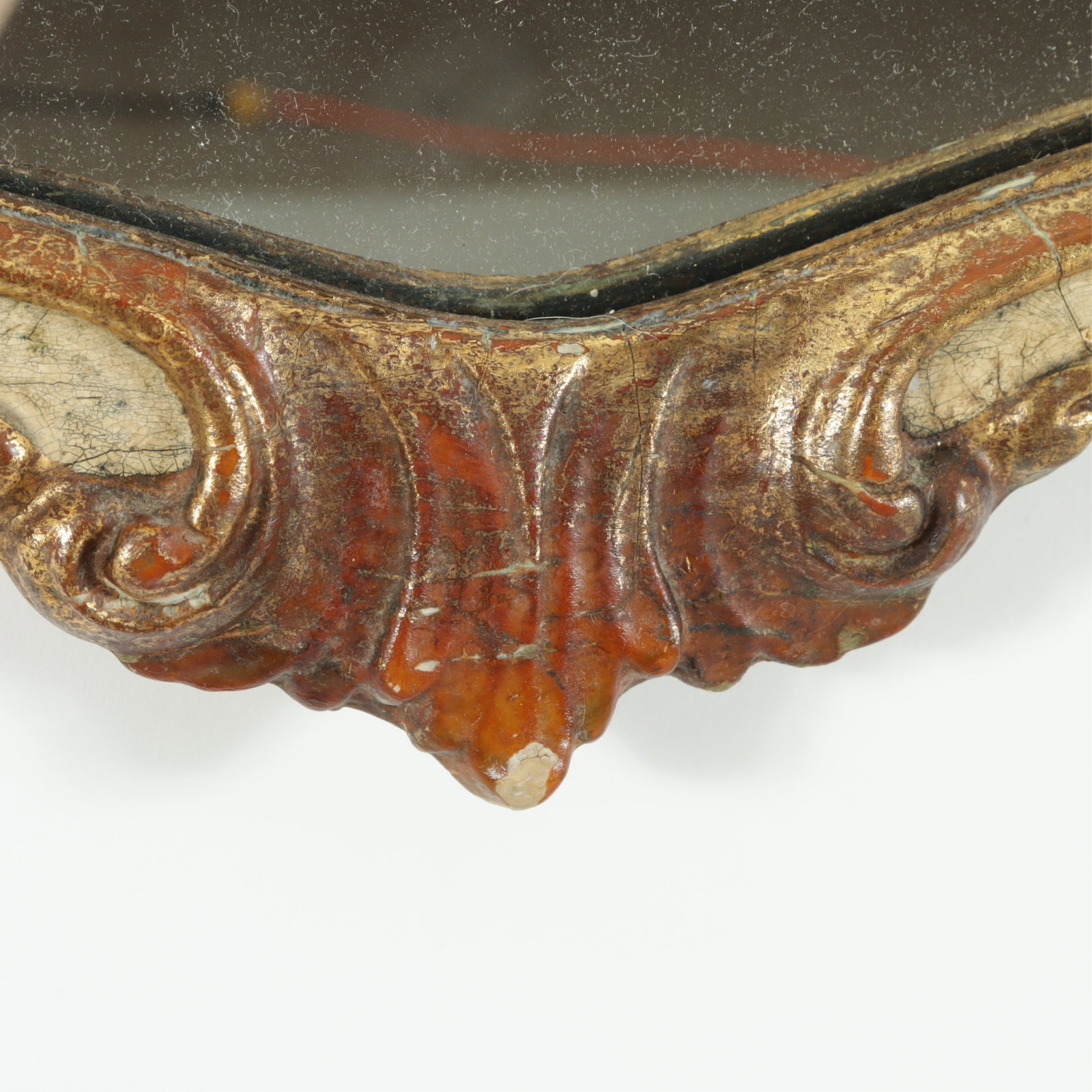 Rococo Style Gilt Composition Mirror - 9
