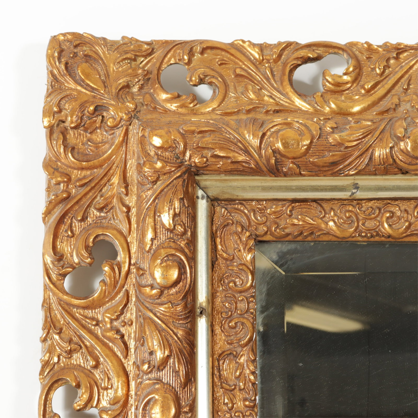 Classical Style Gilt Composition Mirror - 3