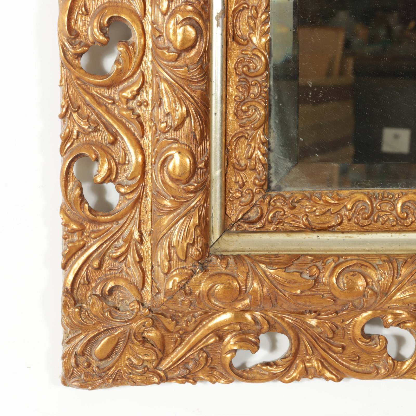 Classical Style Gilt Composition Mirror - 4