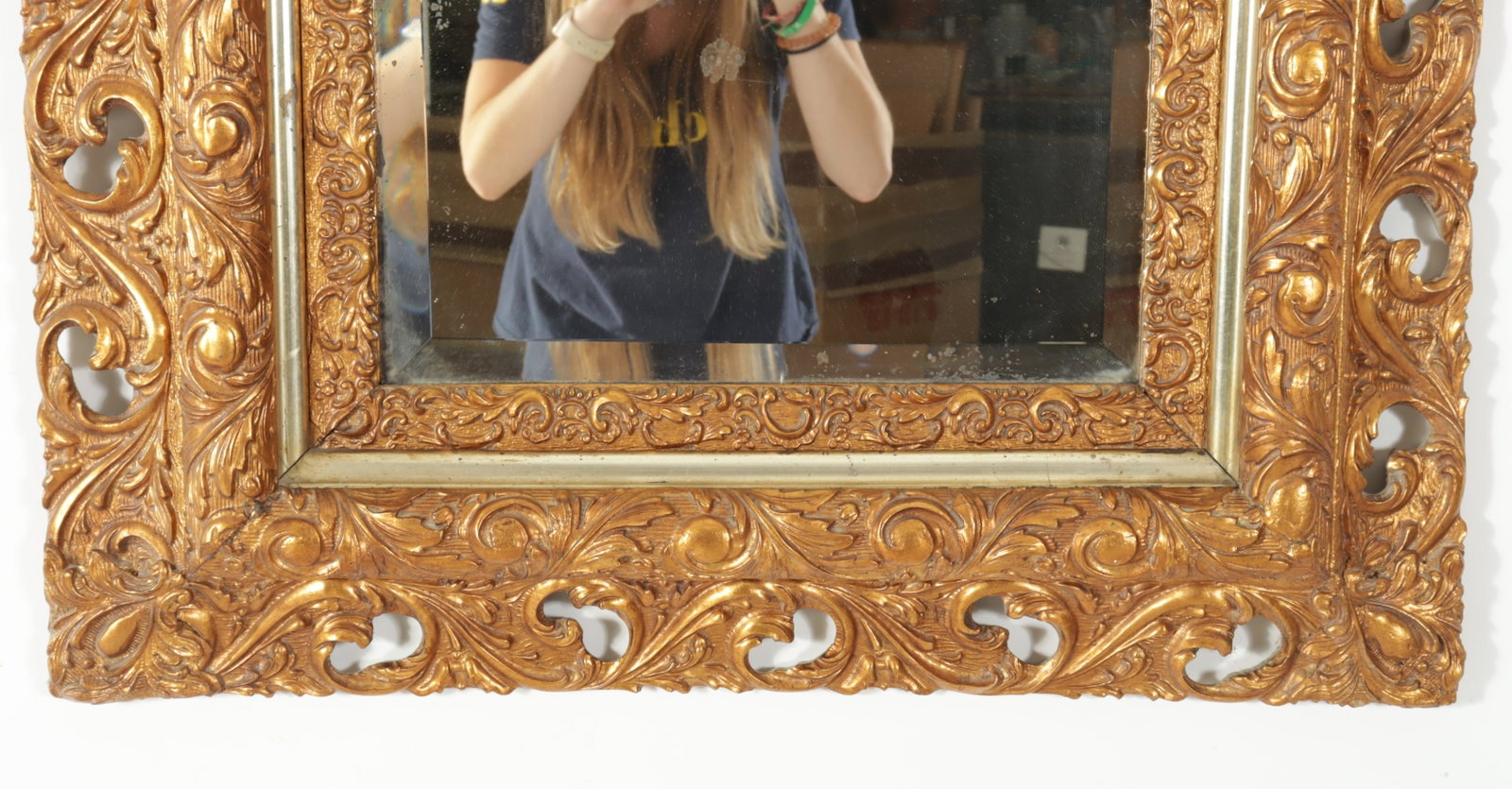 Classical Style Gilt Composition Mirror - 6