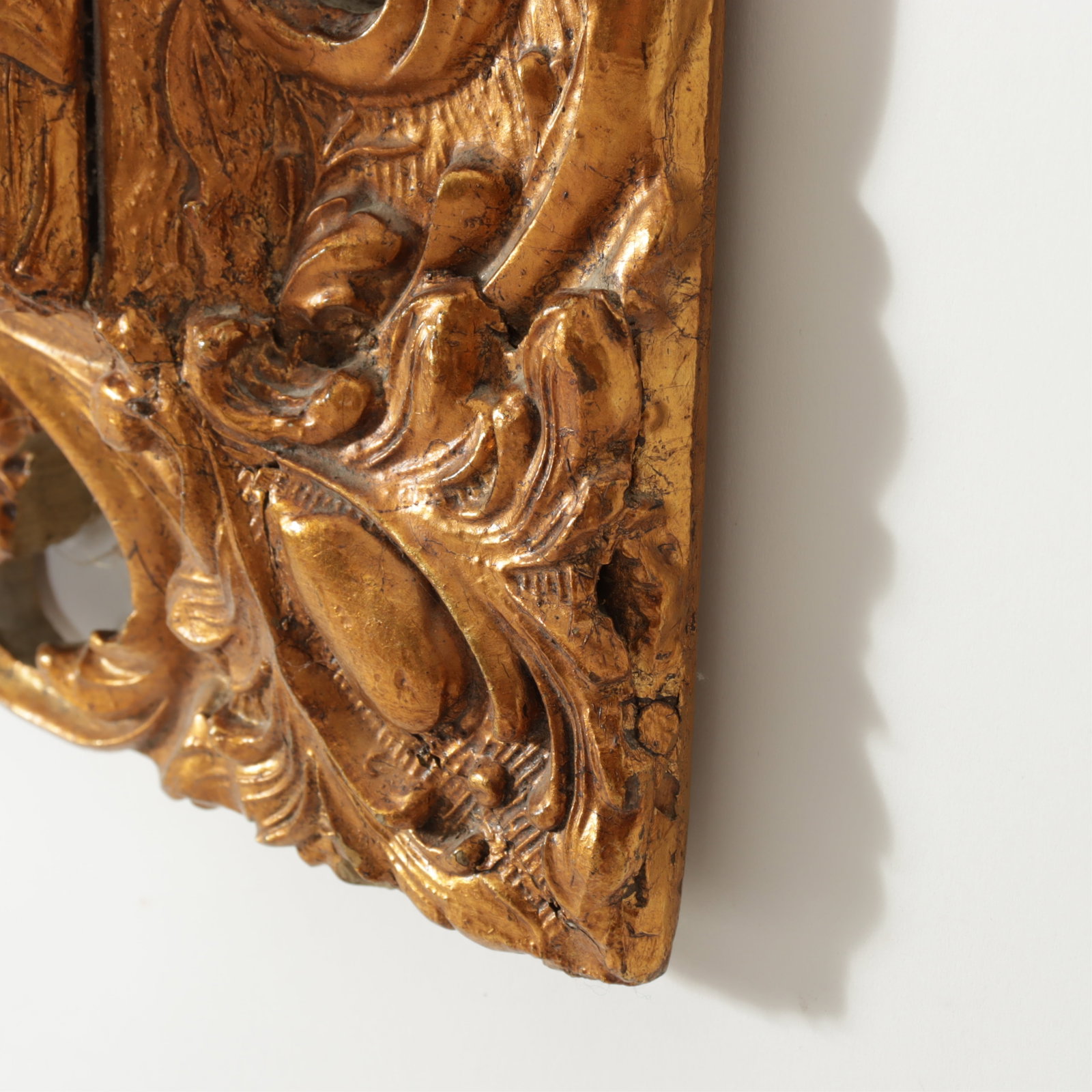 Classical Style Gilt Composition Mirror - 8