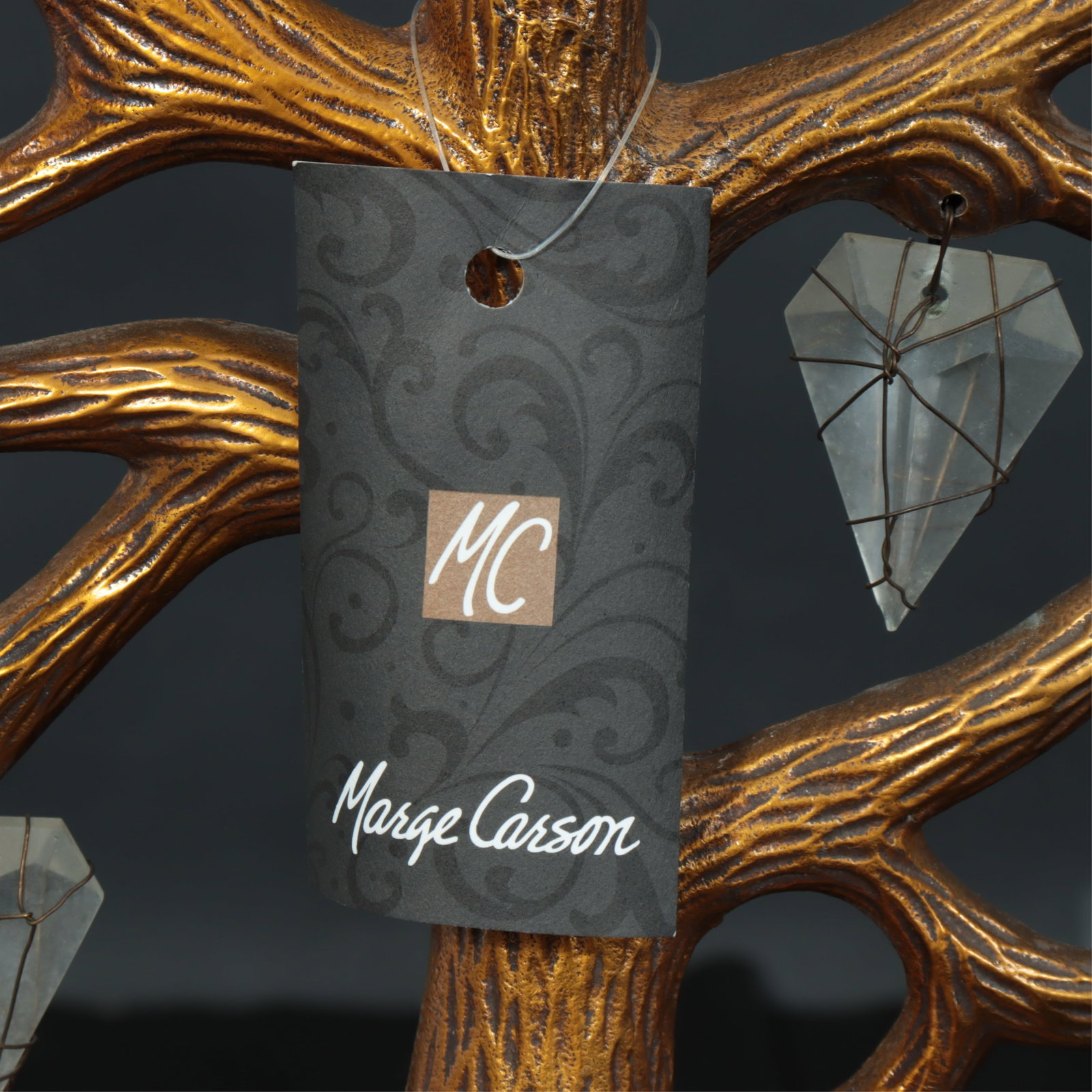 Pair Marge Carson Tree Lamps - 7