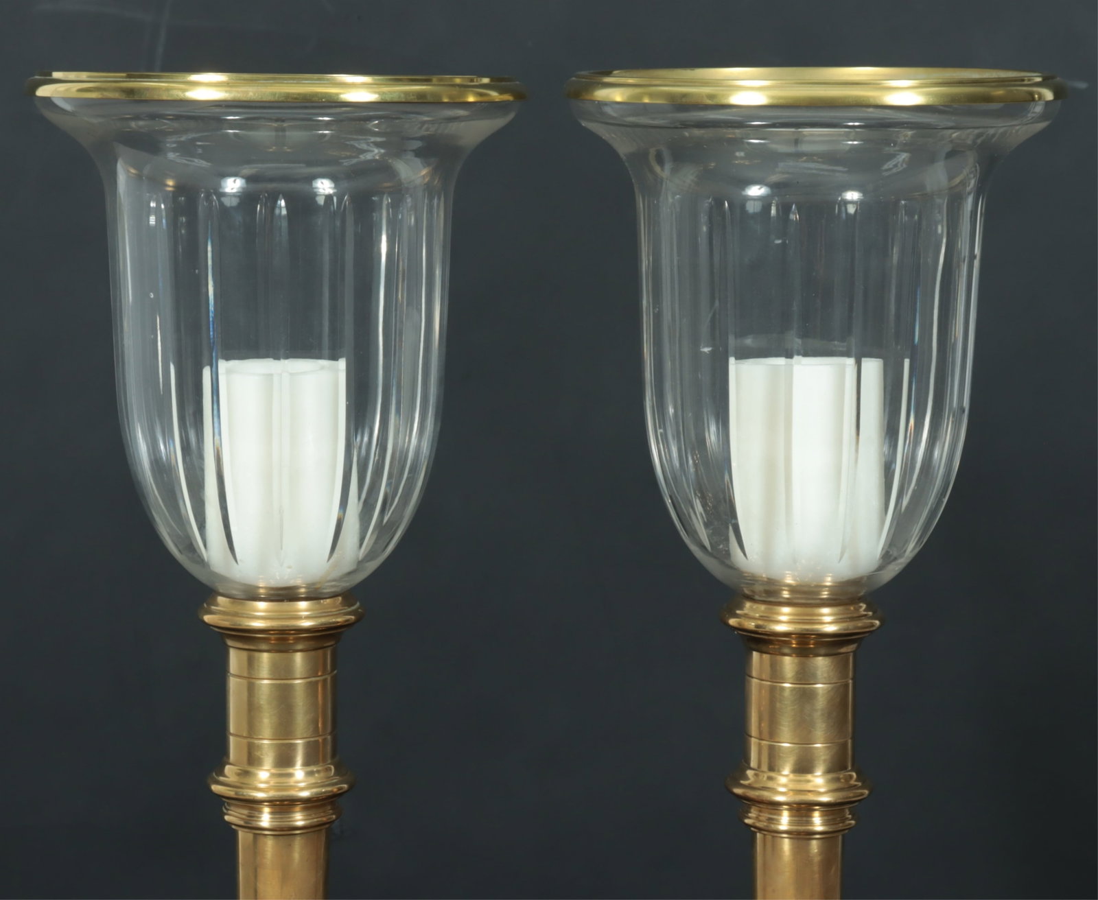Pr Classical Style Hurricane Candlesticks - 3