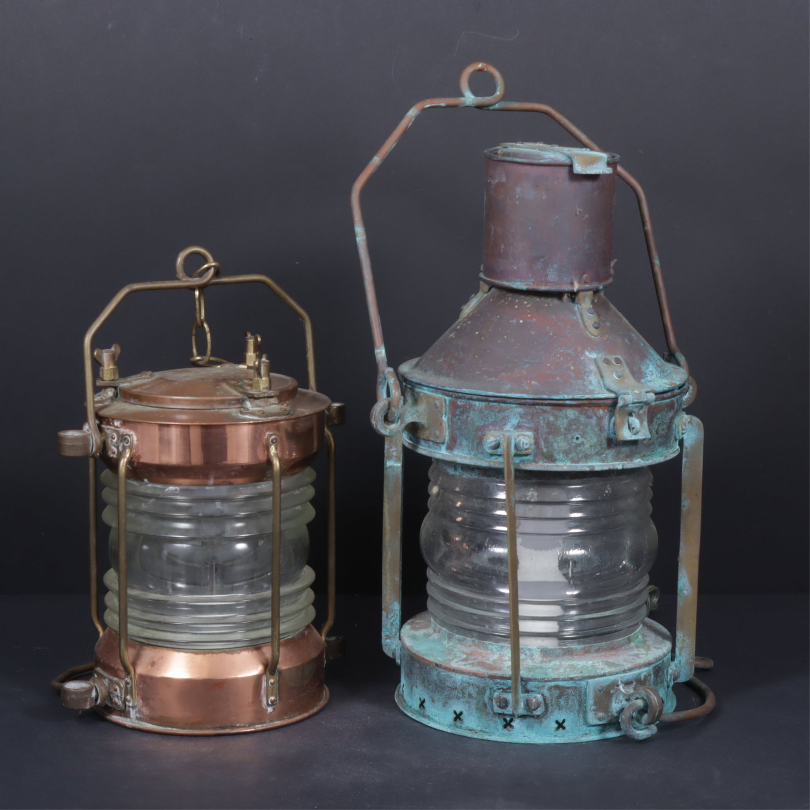 2 European Nautical Anchor Lanterns, Ankerlicht (1 of 8)