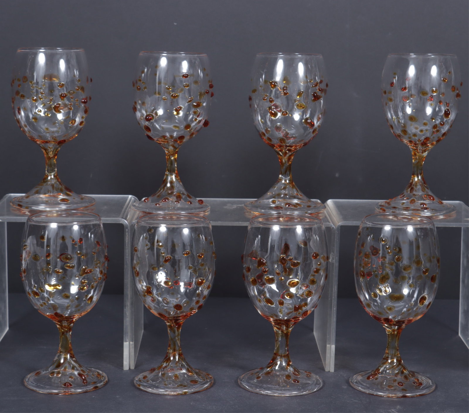 8 Massimo Lunardon Fragolini Wine Glasses (1 of 4)