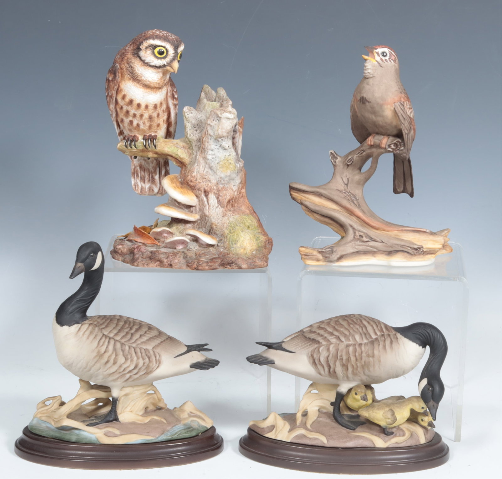 Four Boehm Aviary Bone Porcelain Figures (1 of 13)