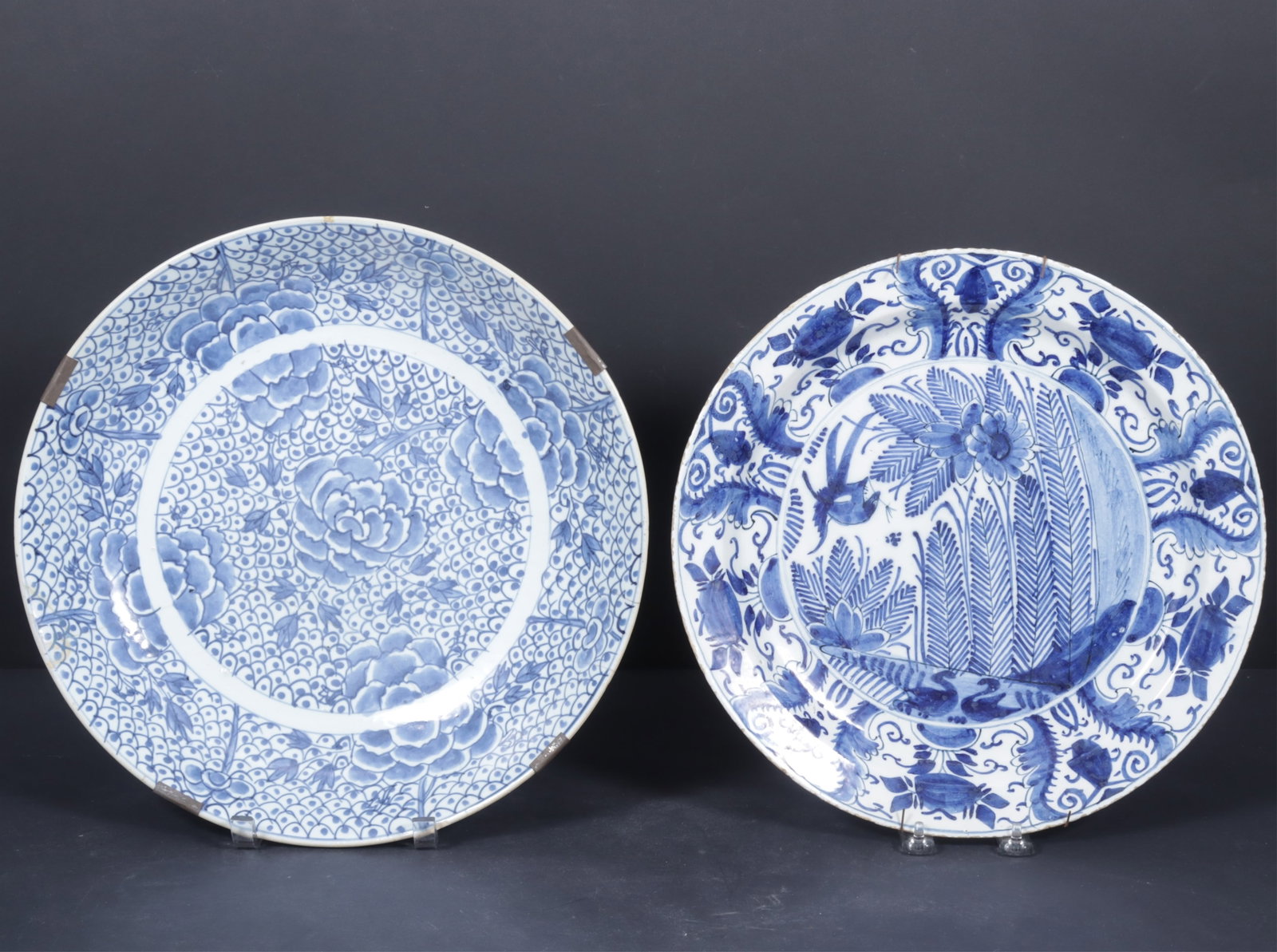 18th C Delft Bowl and Charger (1 of 11)