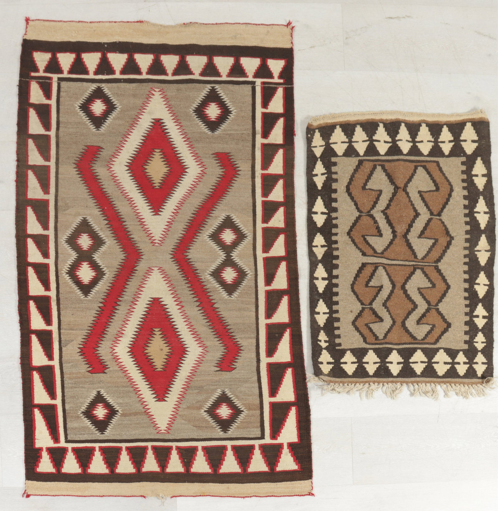 Navajo Eye Dazzler Woven Wool Rug & Other (1 of 9)