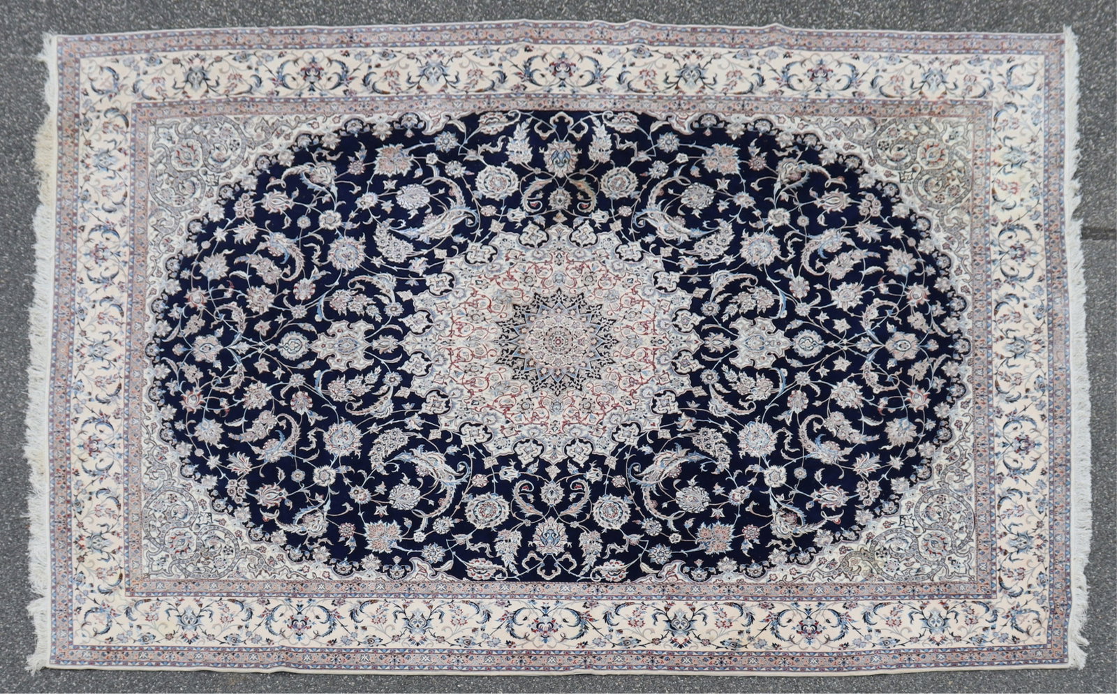 Persian Nain Wool Rug 10 x 13-9 (1 of 16)